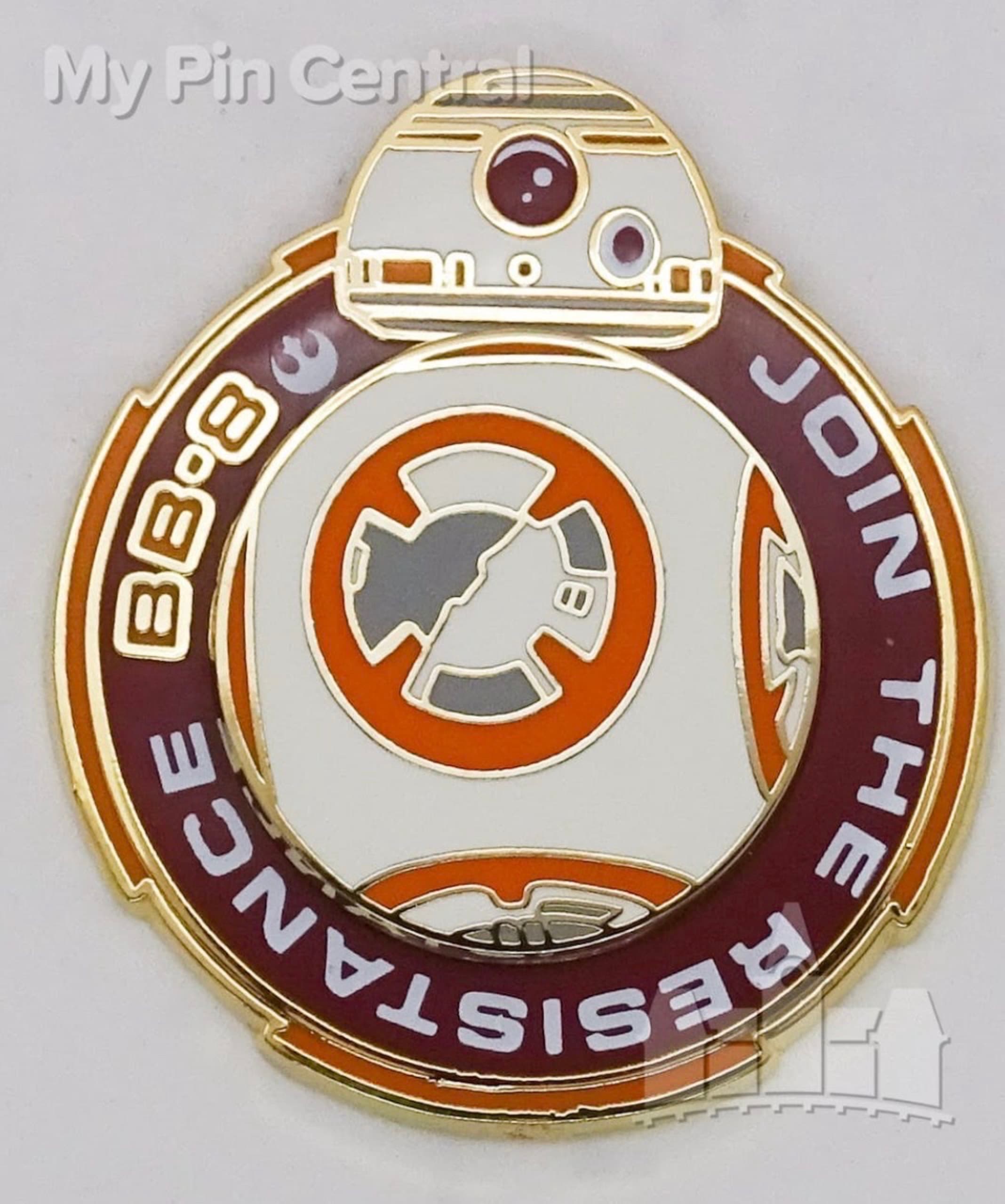 BB-8 Join the Resistance Spinner Pin - Star Wars: The Force Awakens front