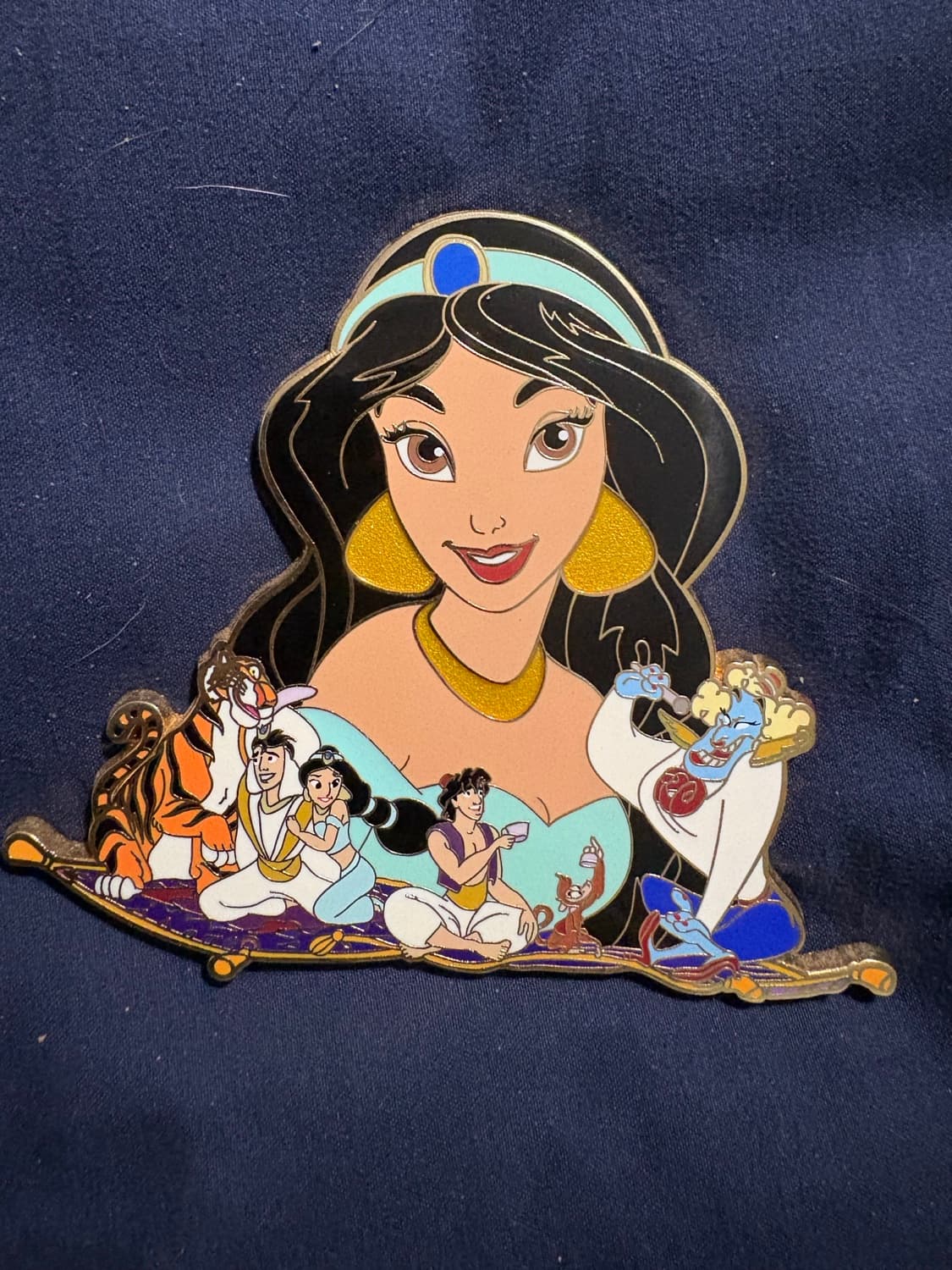Aladdin Jasmine i-Jumbo Fantasy Pin front