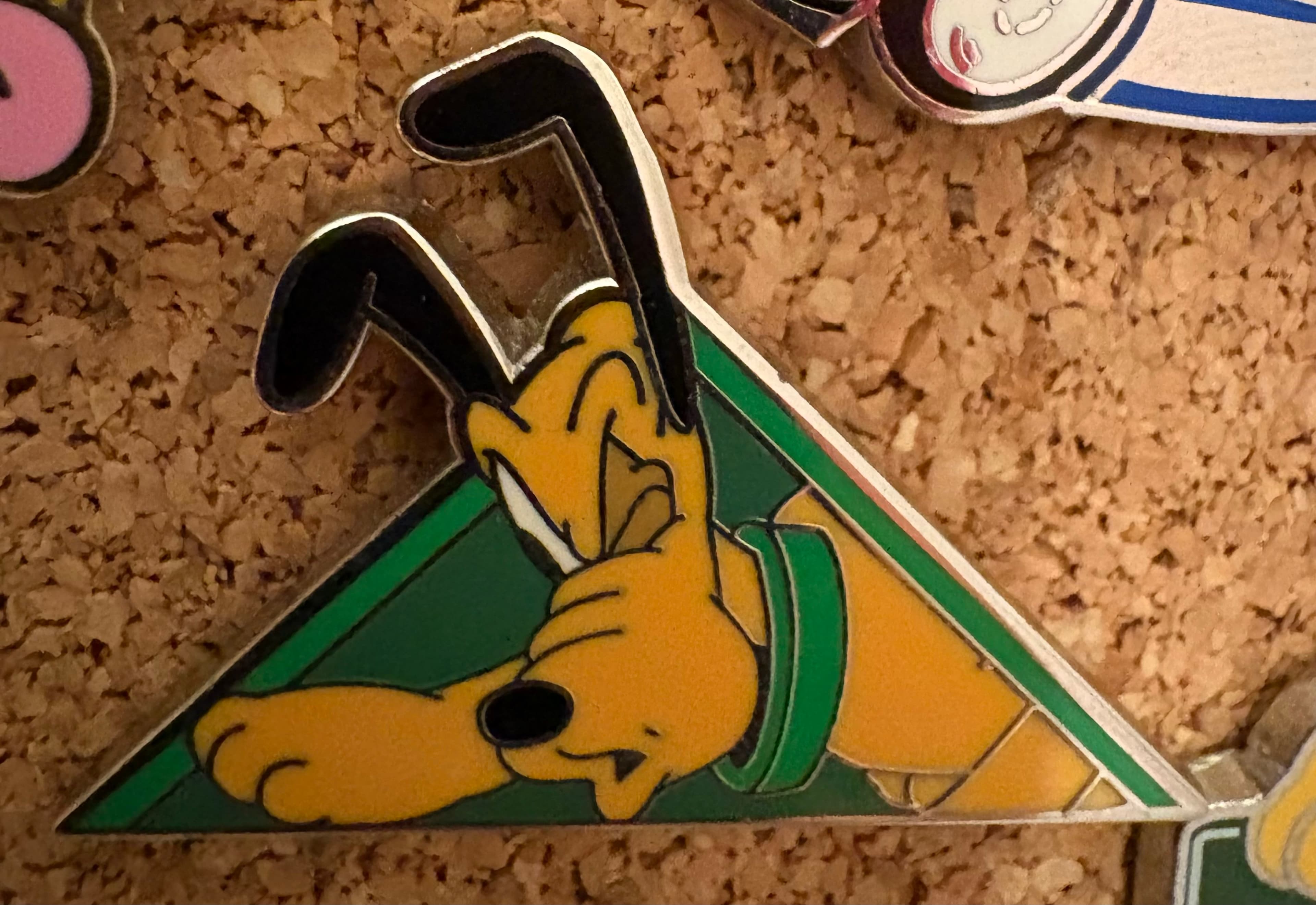 Pluto Triangle Puzzle Pin front