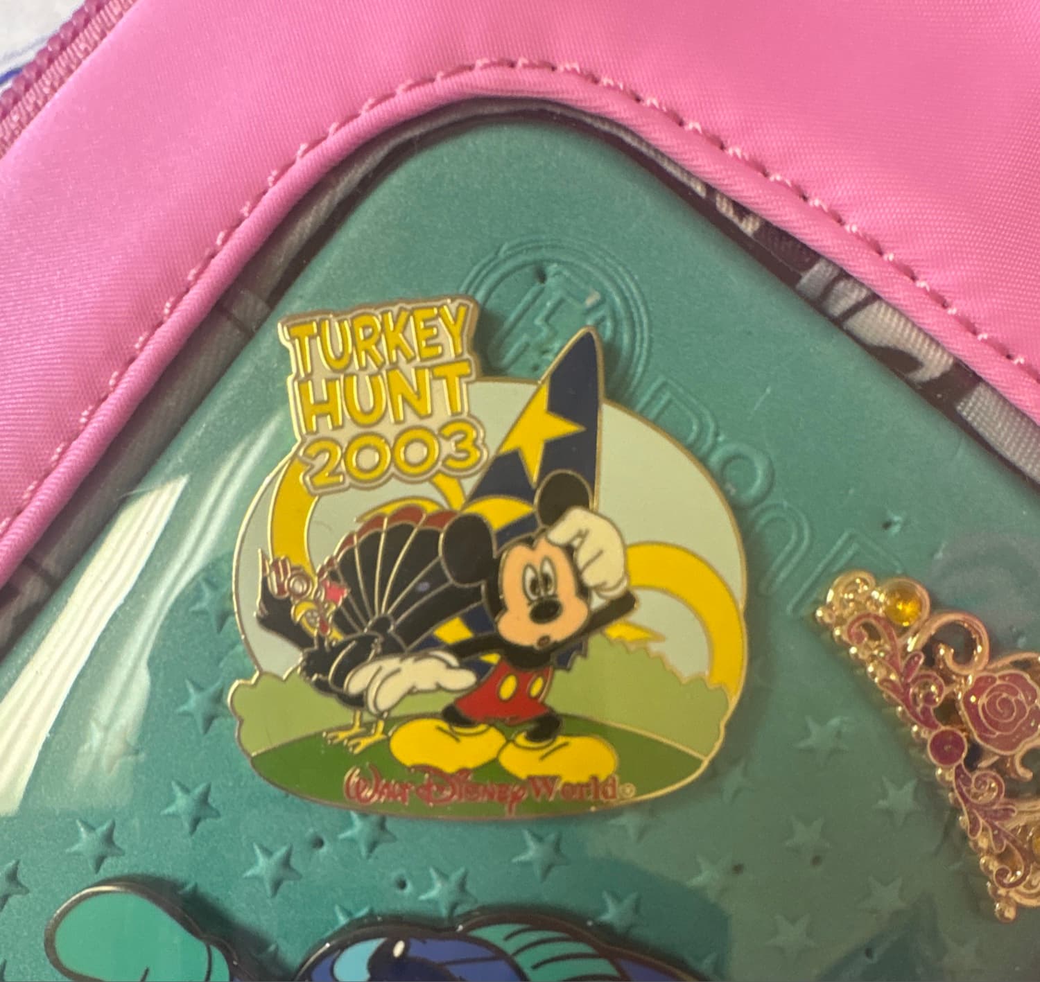 WDW Turkey Hunt 2003 Sorcerer Mickey Pin front