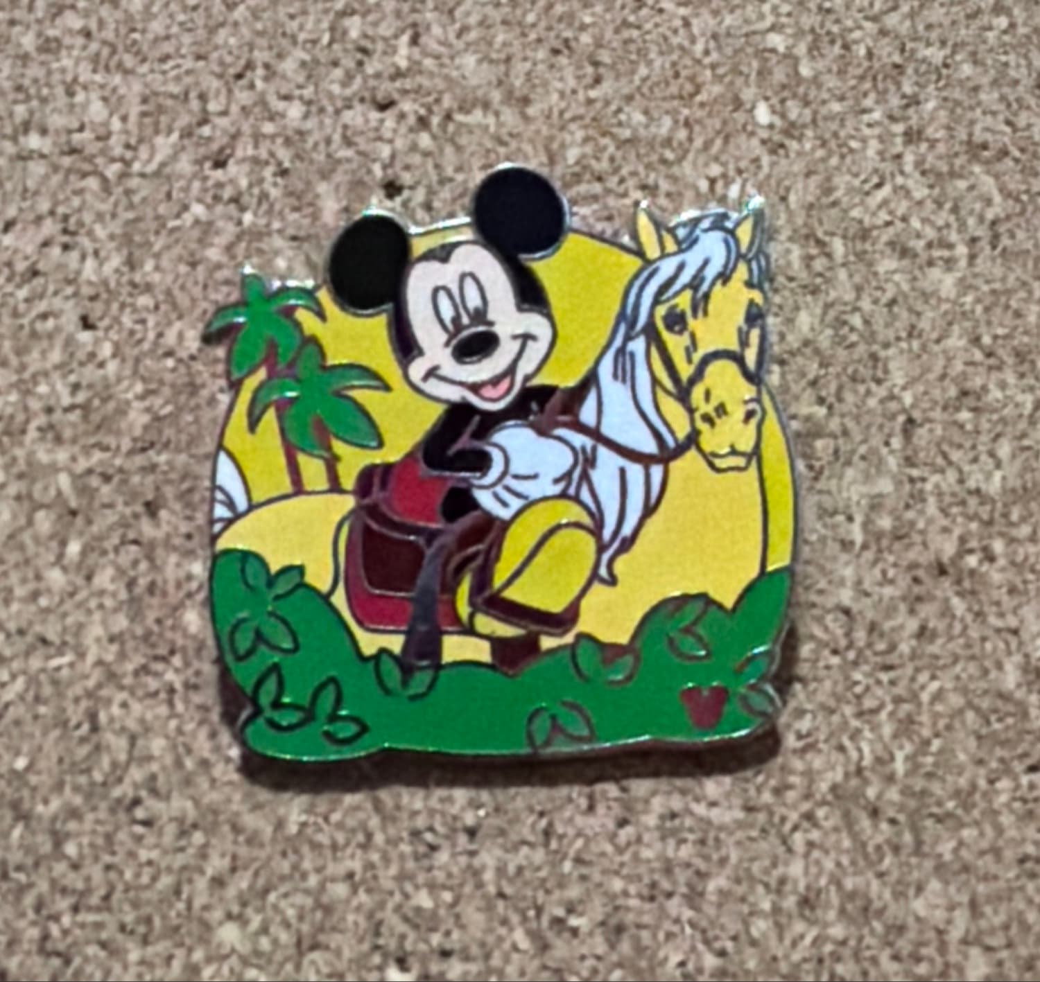 Mickey Mouse Horseback Riding Recreation Hidden Mickey Trading Pin DC2S1 front