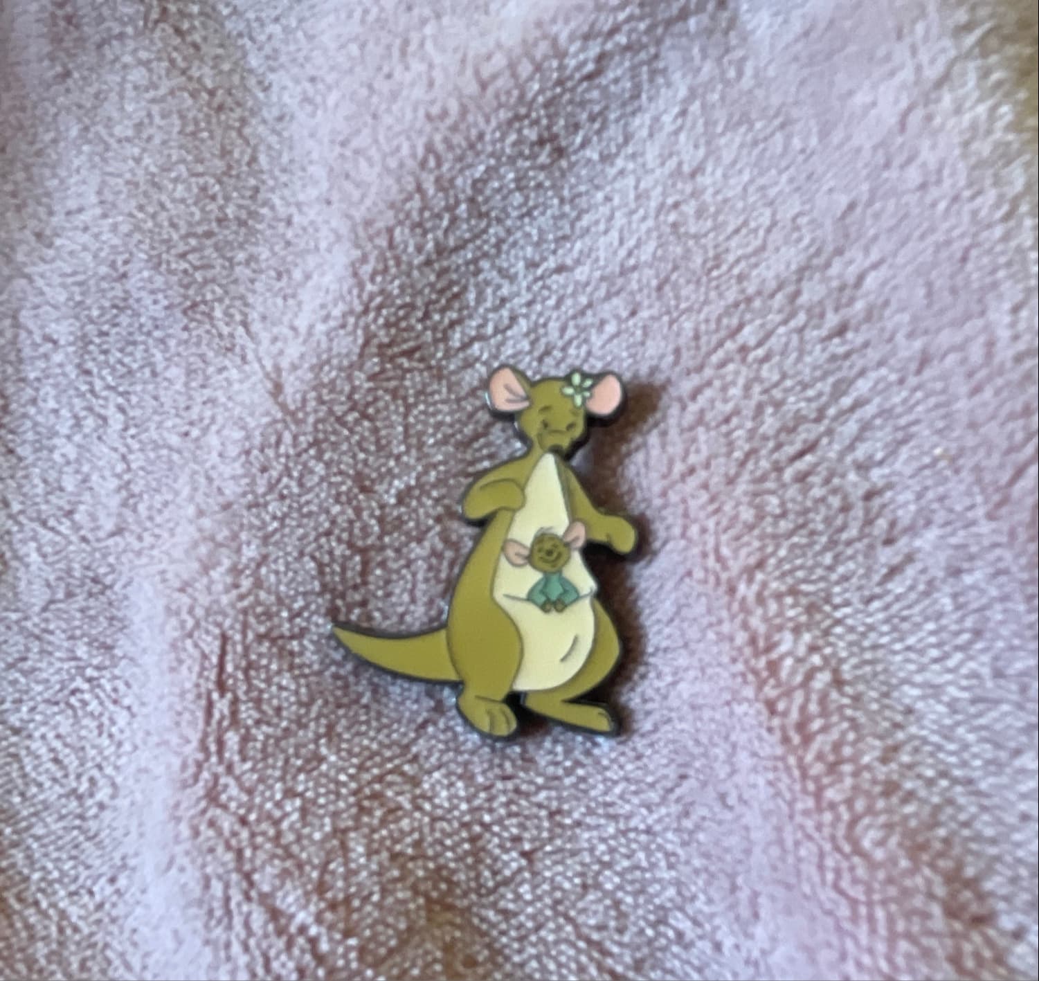 Loungefly Disney Winnie the Pooh Kanga and Roo Flower Blind Box Pin front