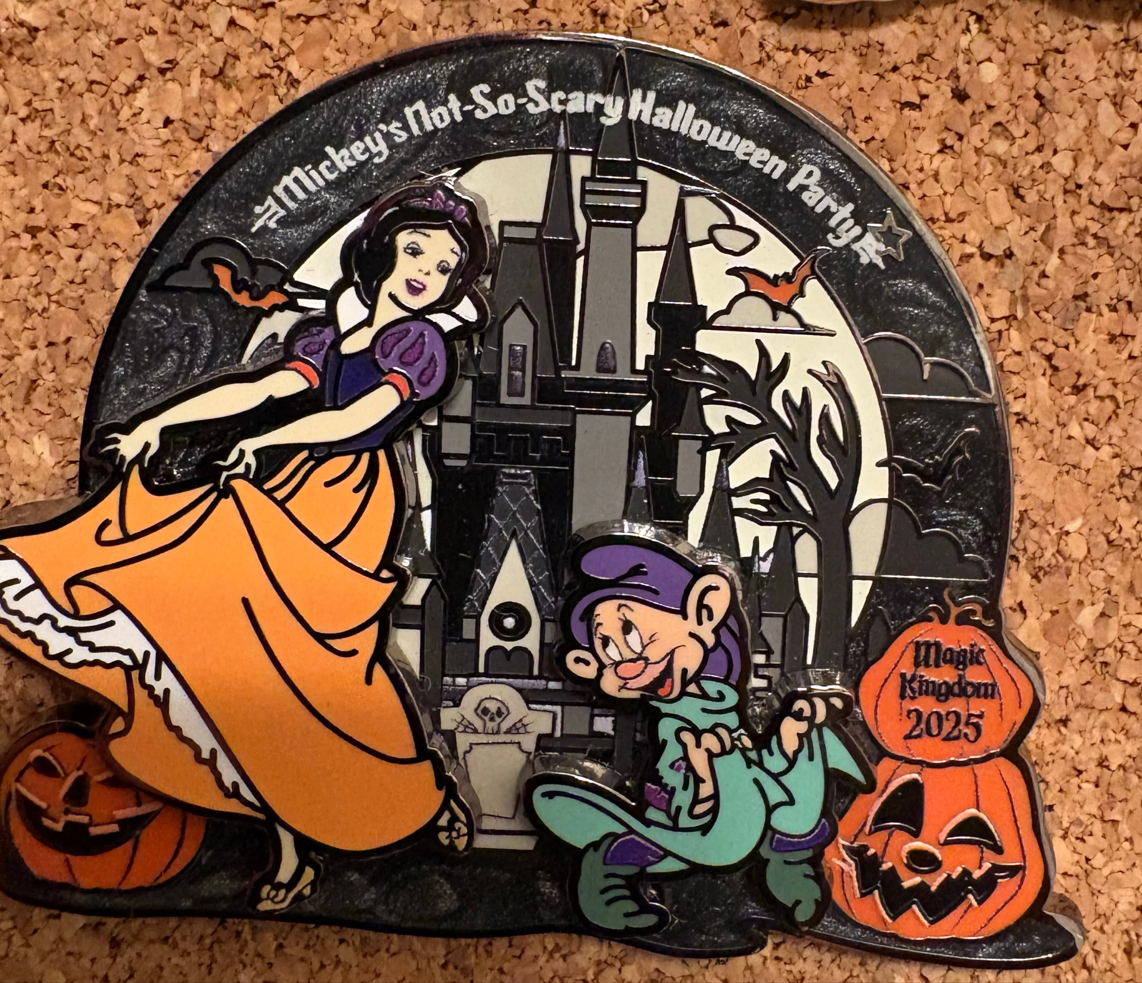 Mickey's Not So Scary Halloween Party 2025: Snow White & Dopey front