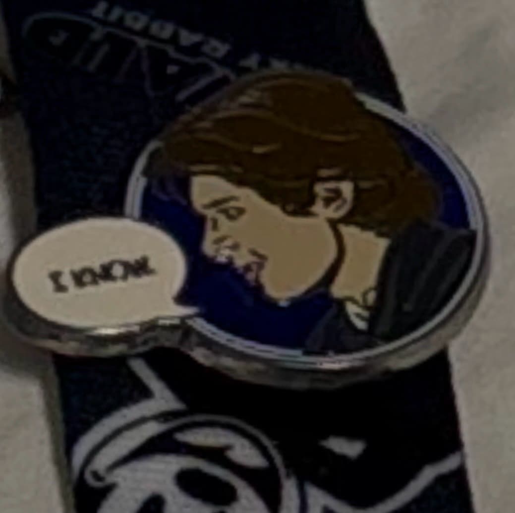 Han Solo 'I Know' Pin front