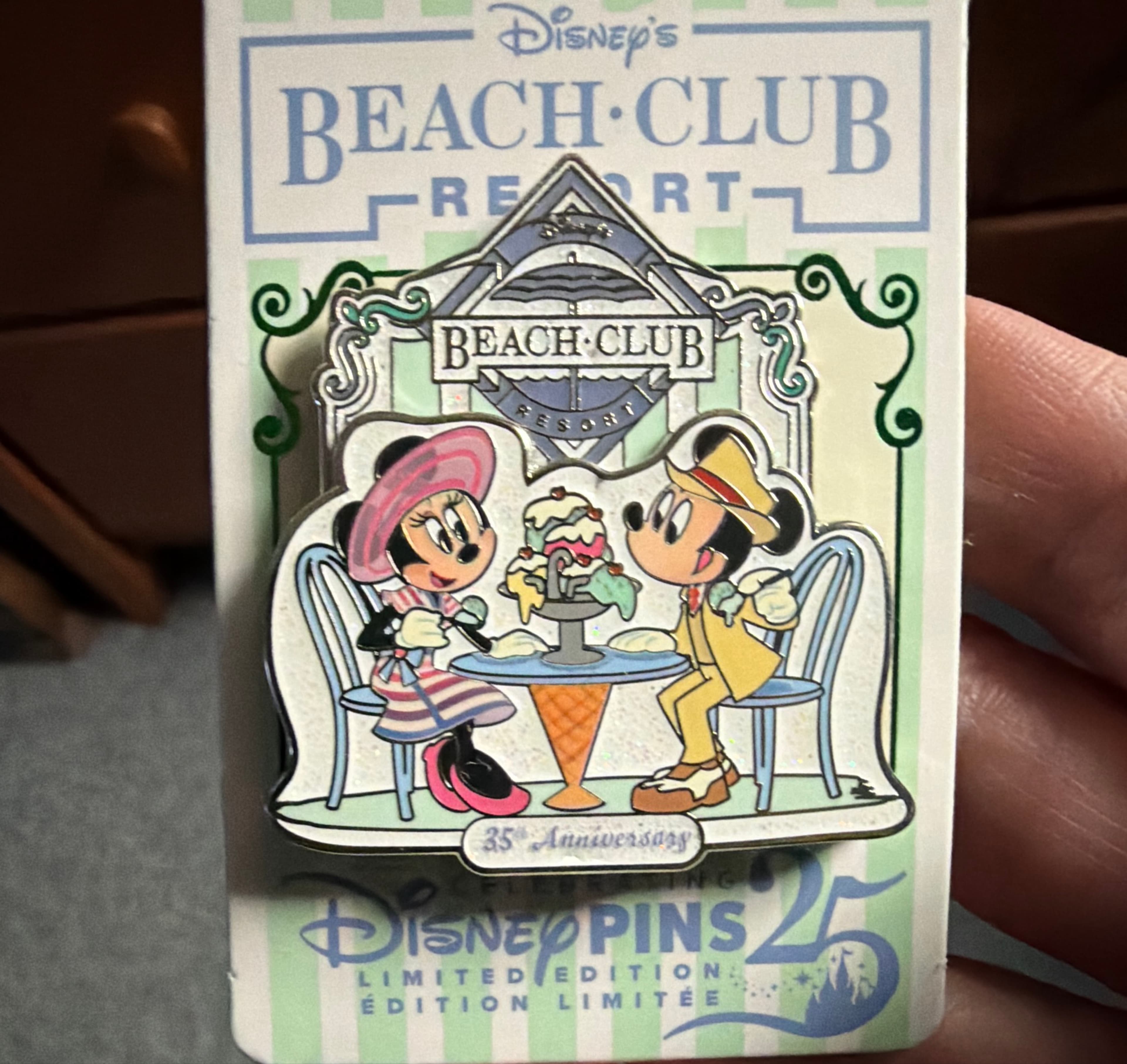 Mickey and Minnie - Kitchen Sink Ice Cream Sundae - Beach Club Resort 35th Anniversary front