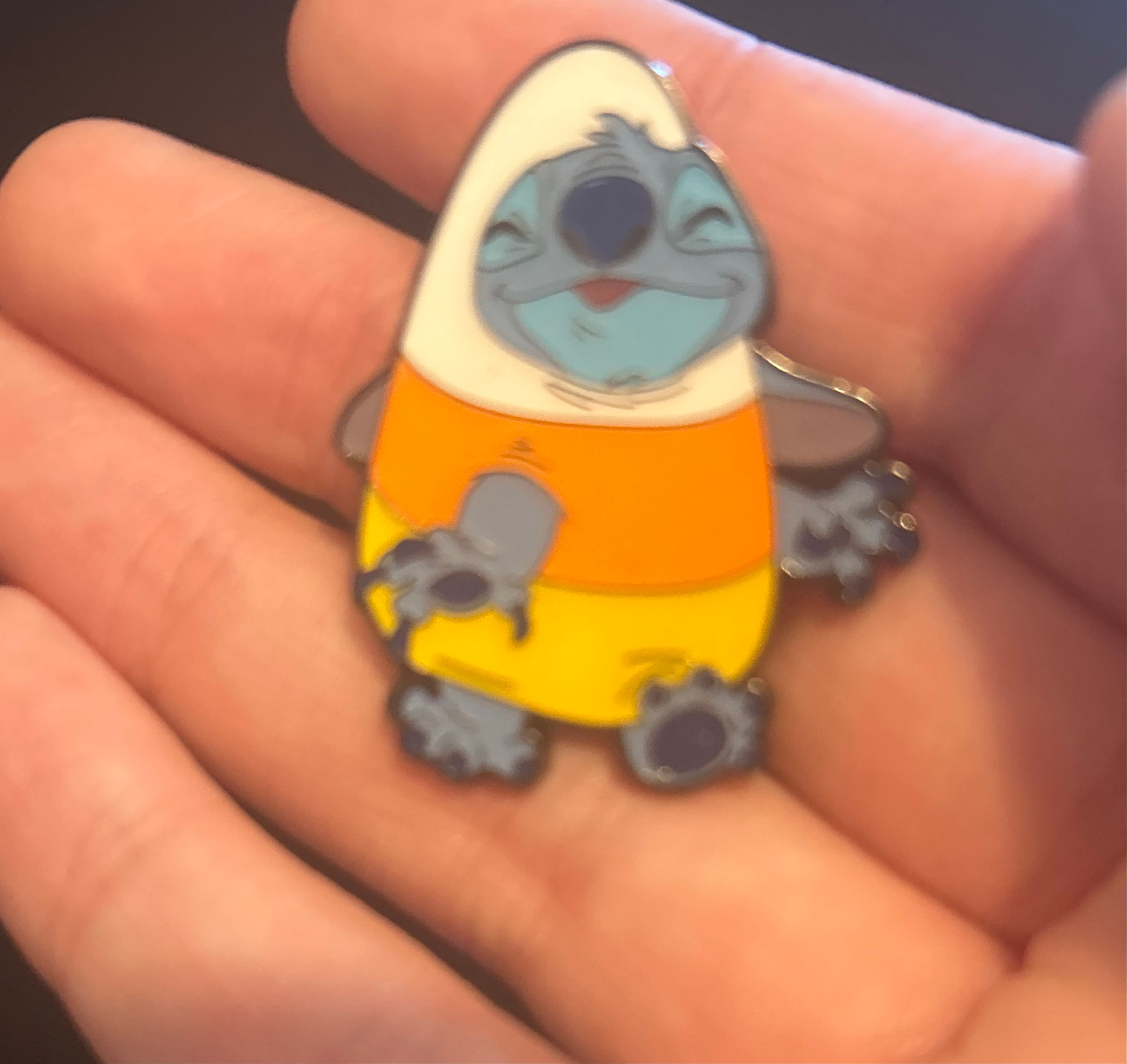 Candy corn stitch front