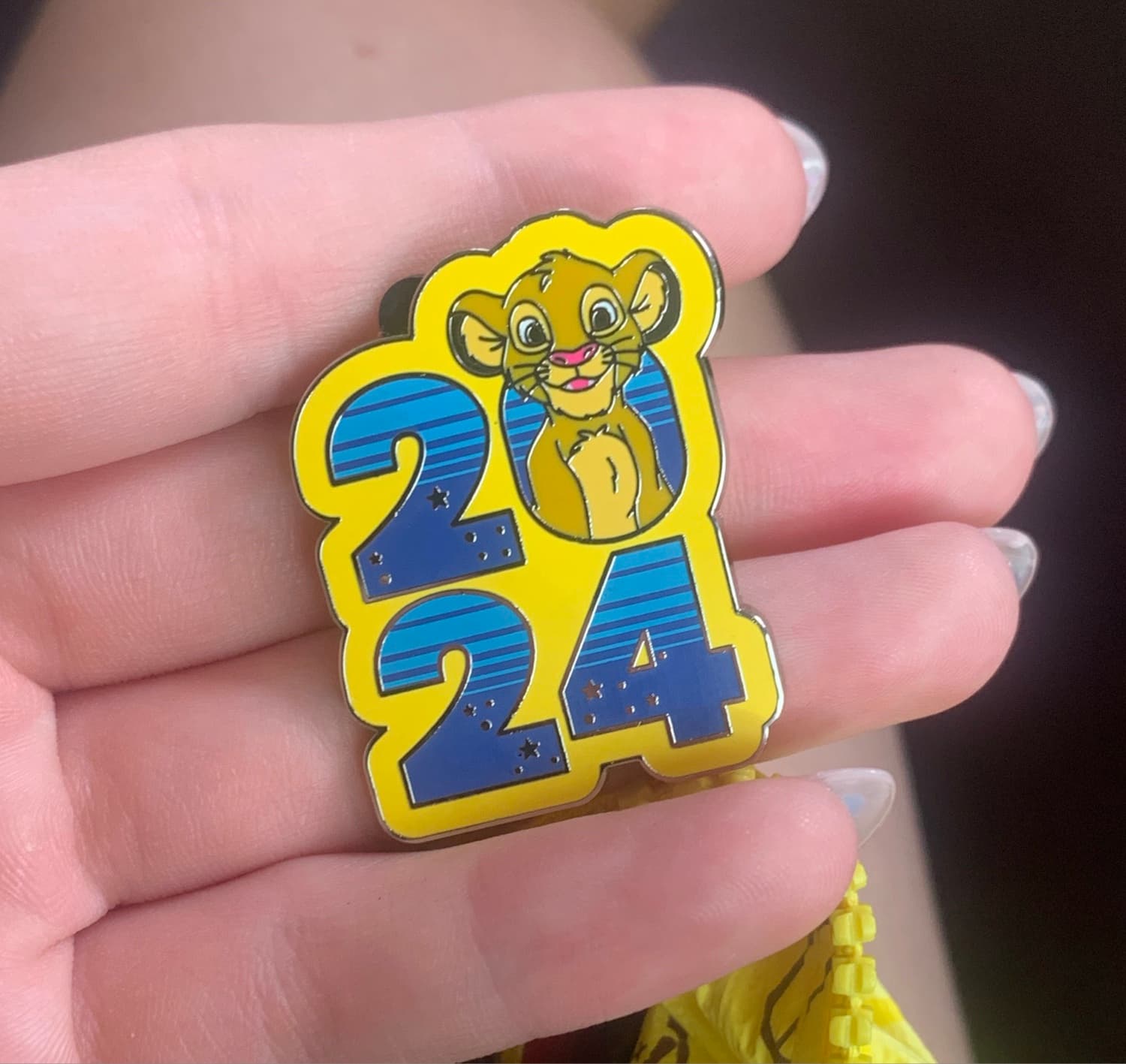 Simba 2024 Dated Pin - The Lion King front