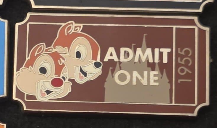 Chip & Dale Admission Ticket front