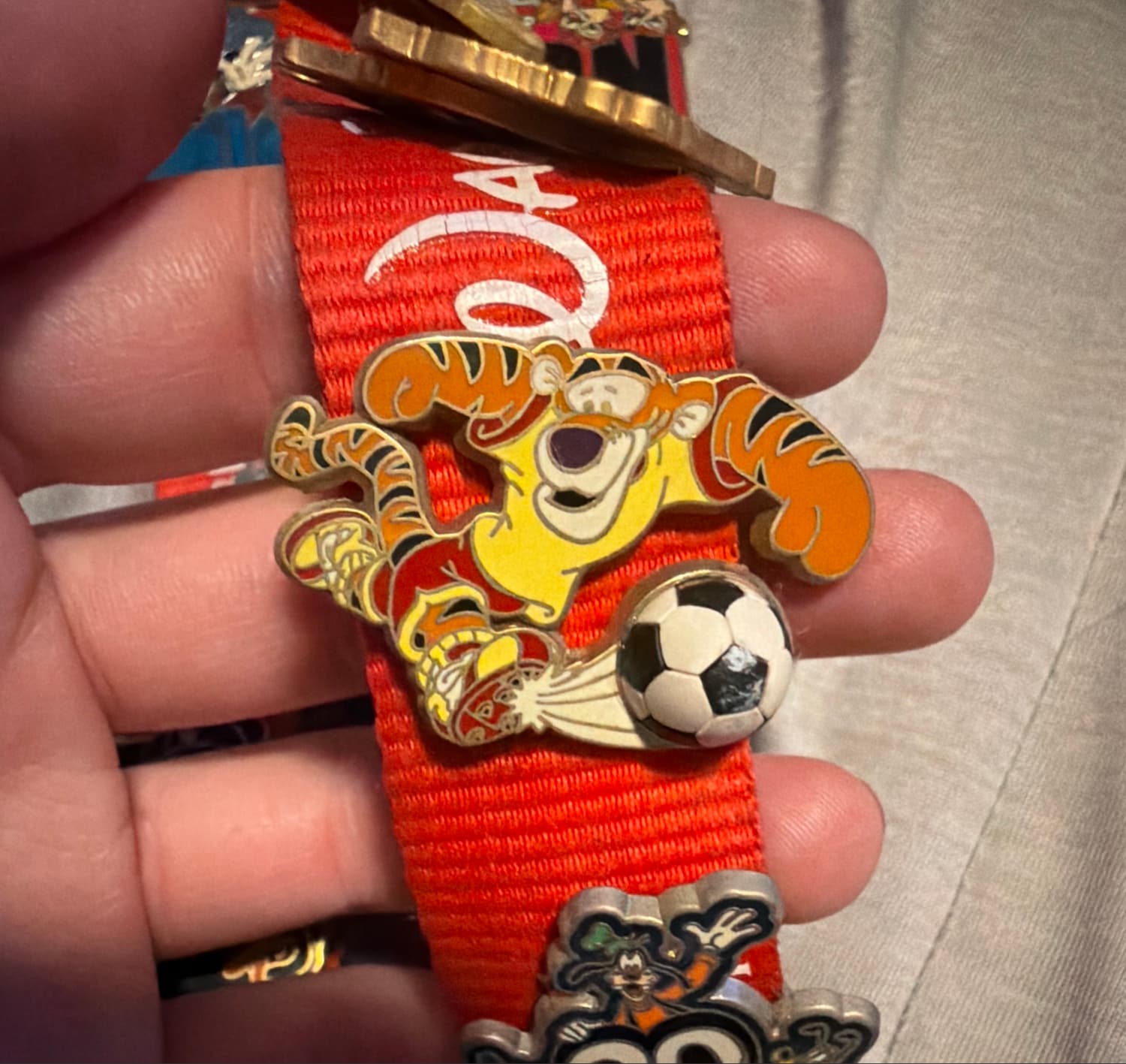 Disney Pin Sports Series Tigger Soccer front