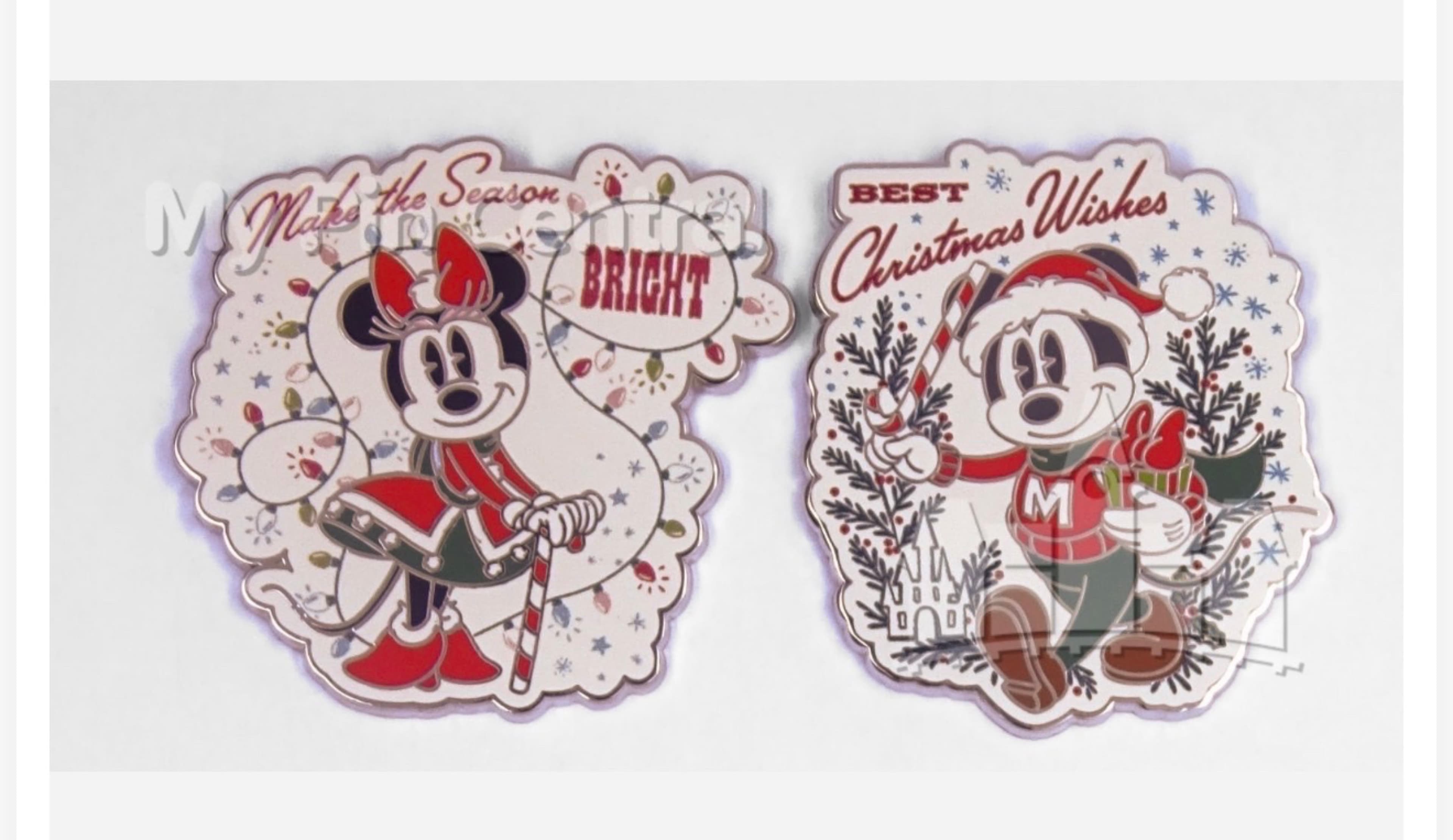 Minnie Mouse Make the Season Bright Christmas 2022 Pin front