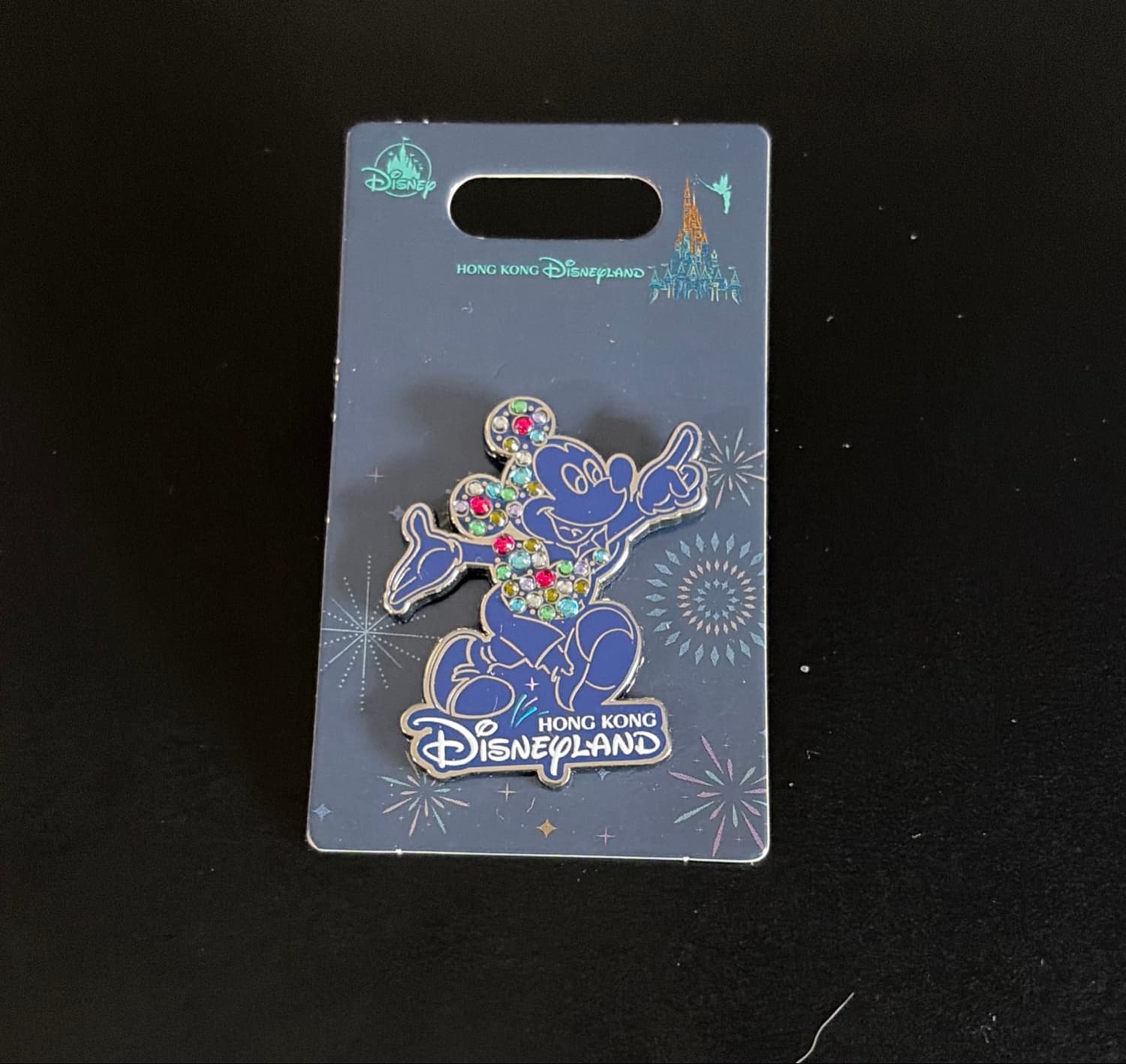 Mickey Mouse 20th Anniversary Grand Celebration Rhinestone Pin front