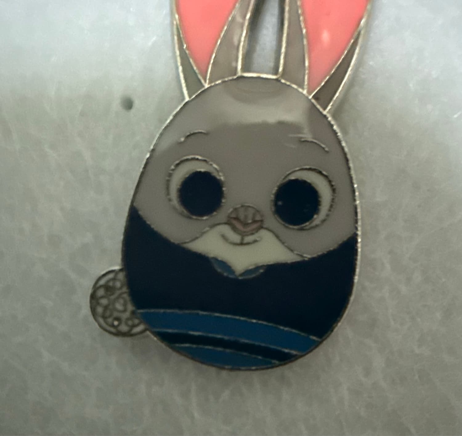 Zootopia Judy Hopps Easter Eggs Hidden Mickey Pin front