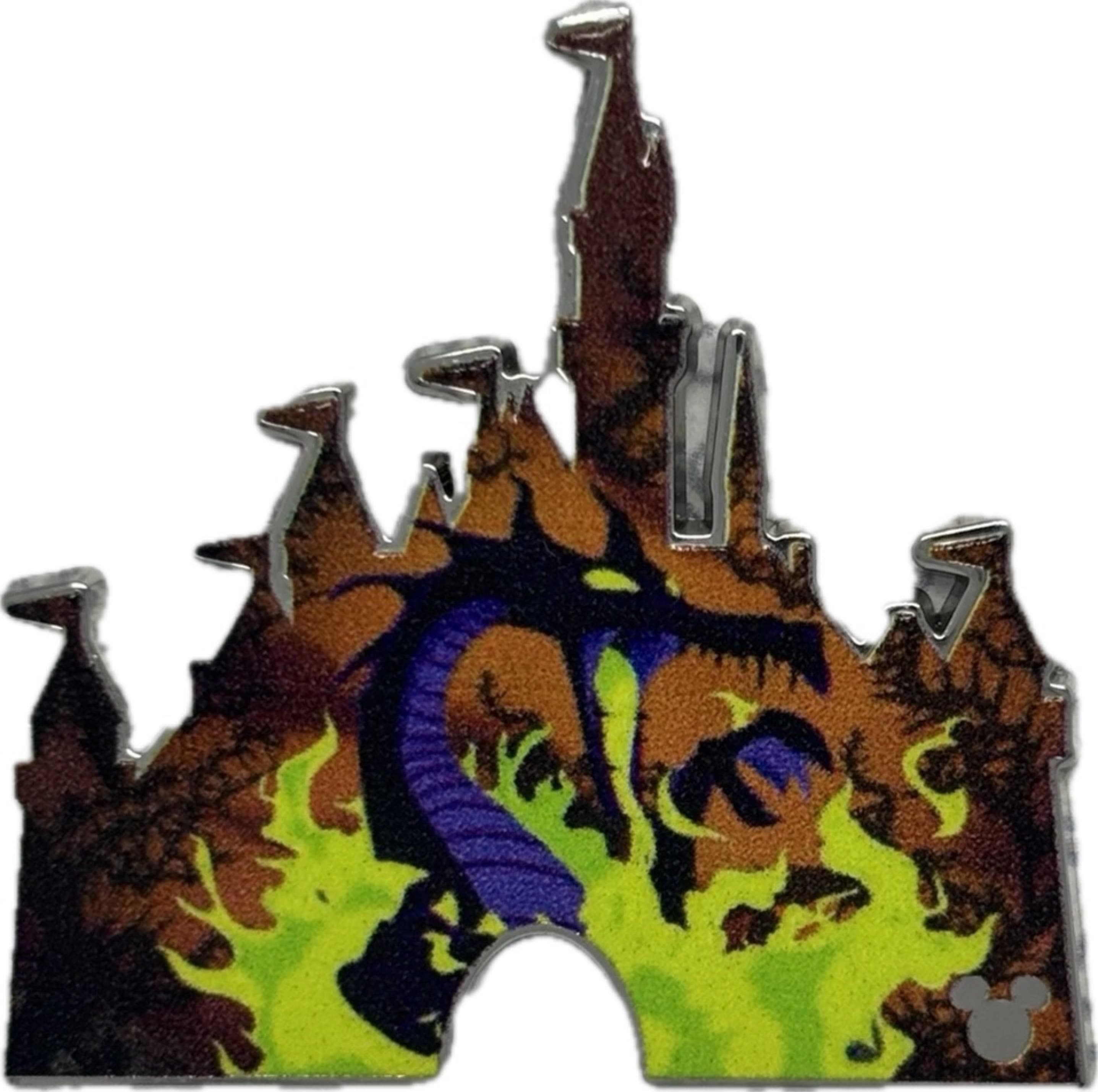 Maleficent Dragon Sleeping Beauty Castle front