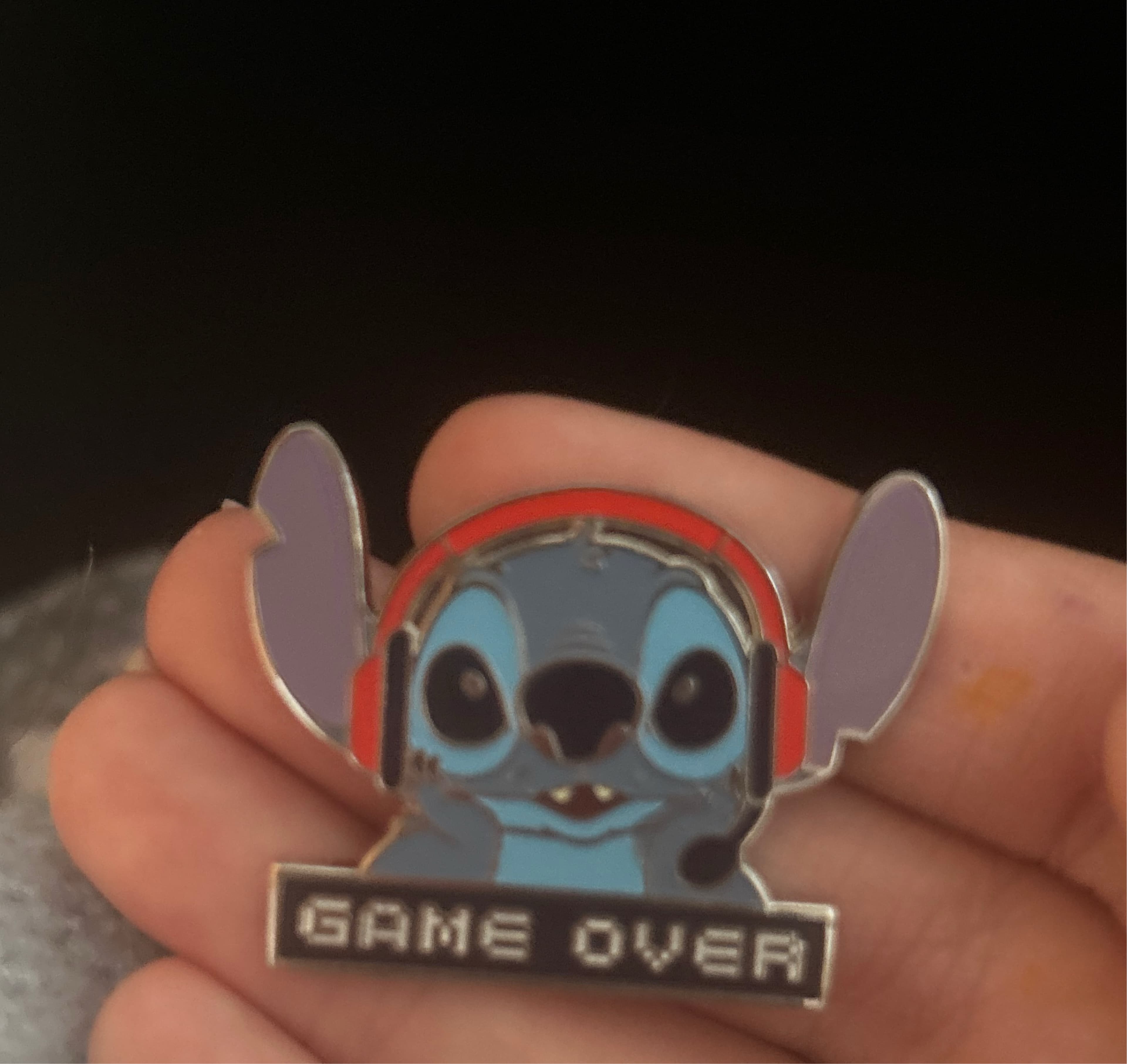 Stitch - "Game Over" - Stitch Gamer Pin Set front
