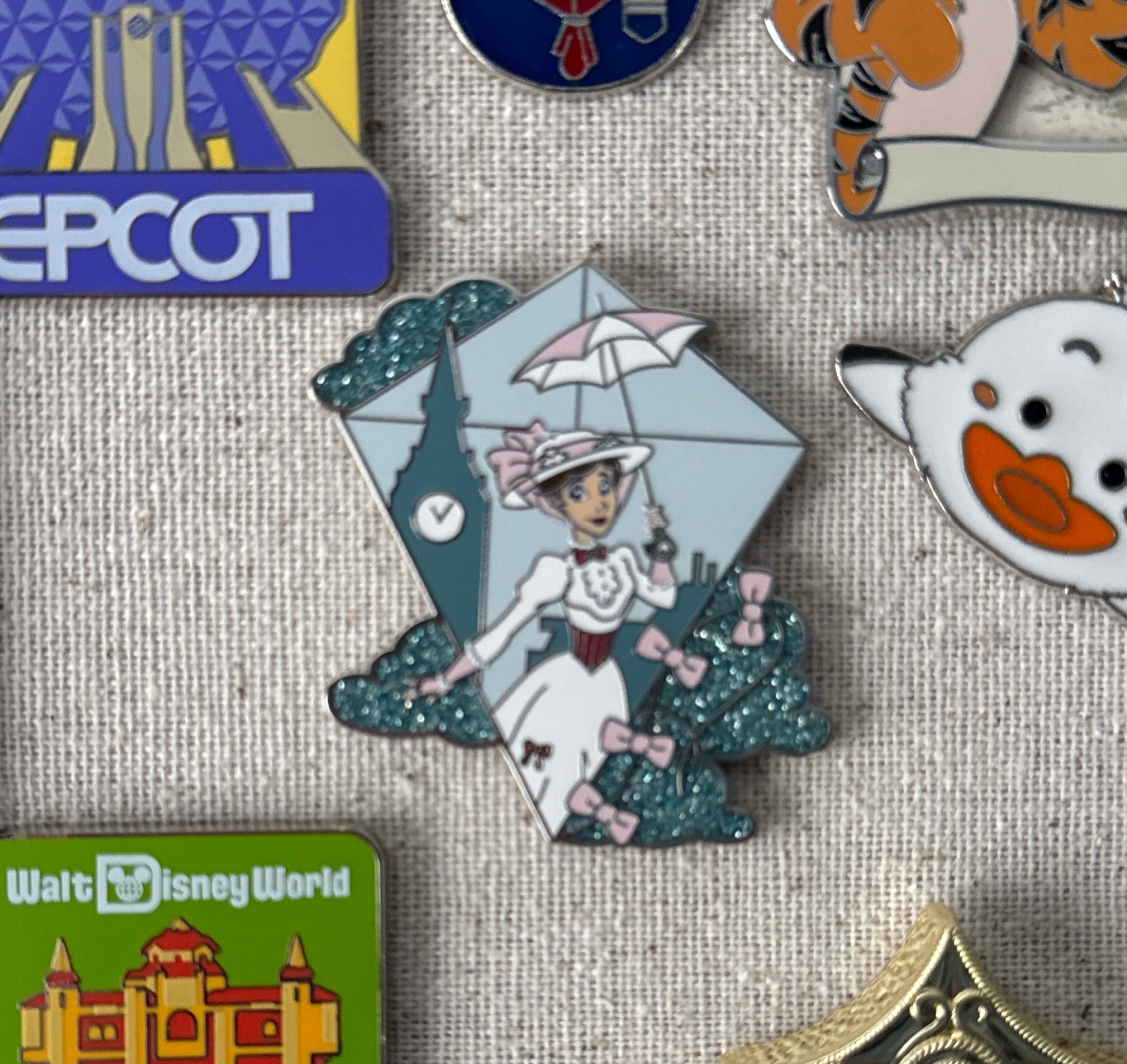 Mary Poppins Glitter Kite front
