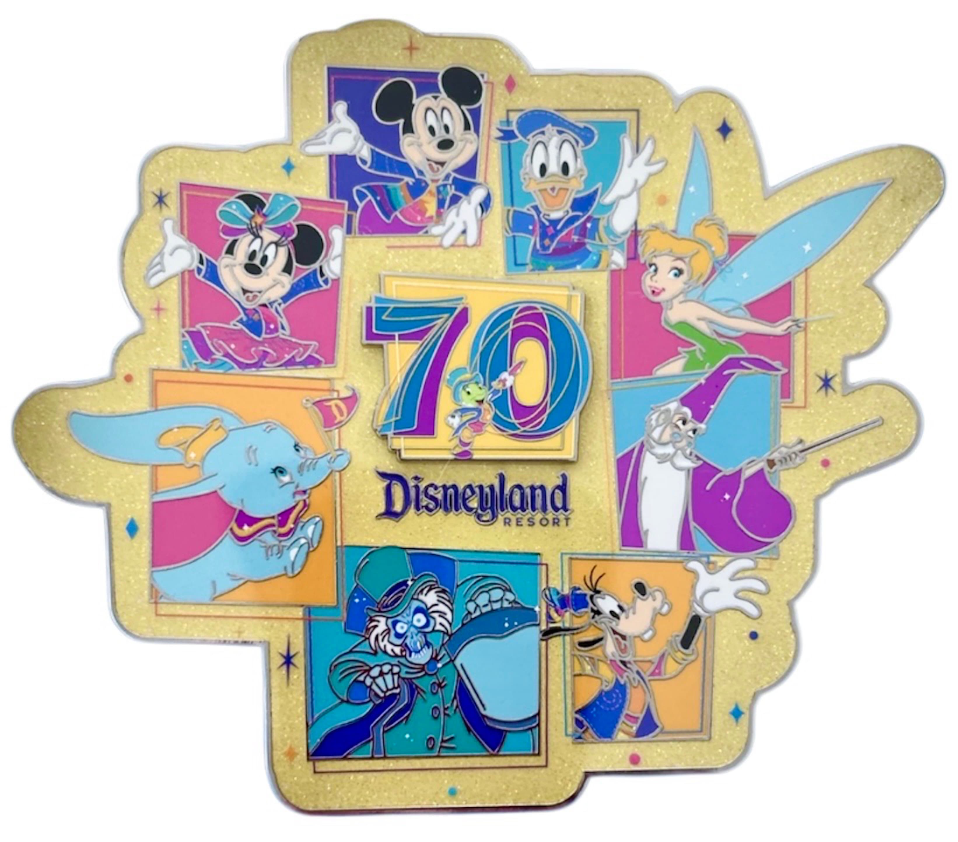 Disneyland 70th Anniversary Mickey & Friends Jumbo front