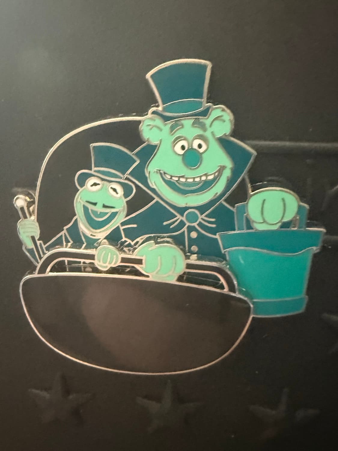 Kermit and Fozzie Pin – The Muppets – The Haunted Mansion front