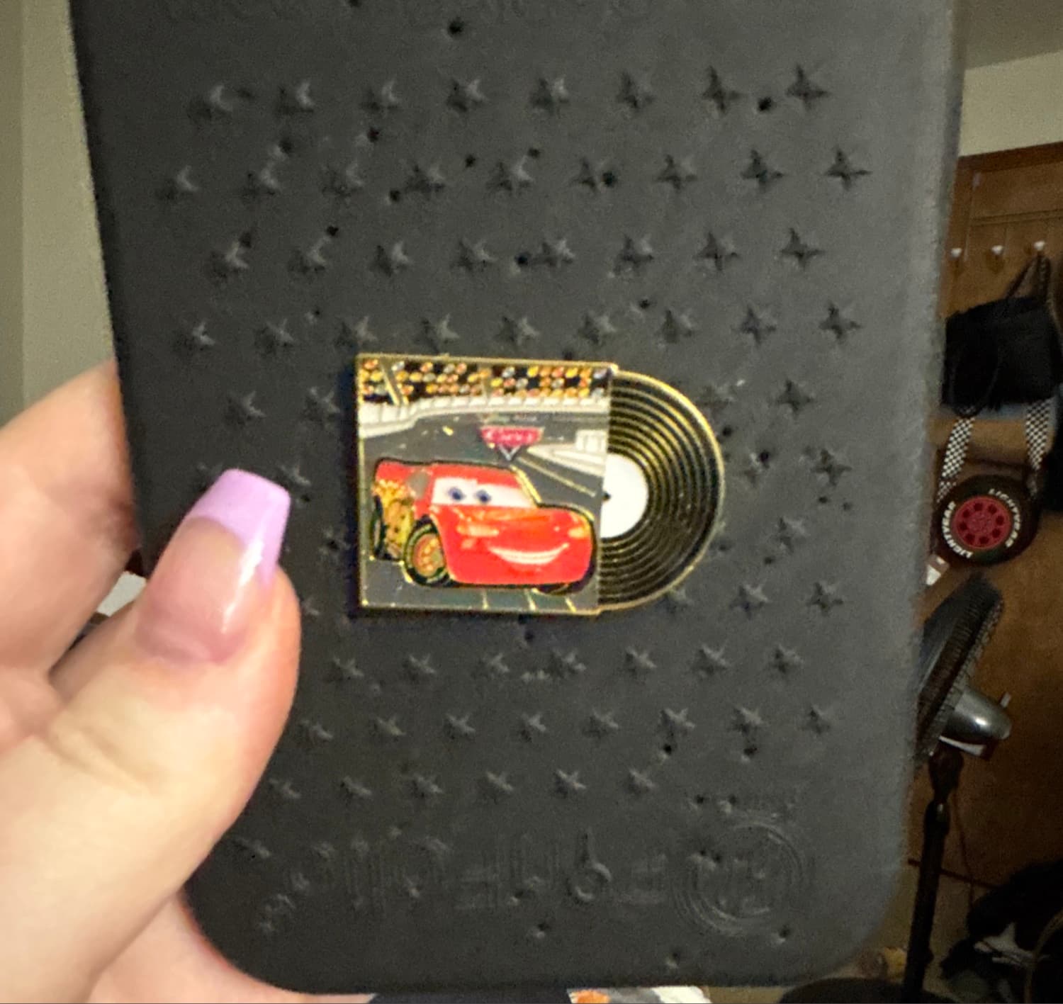 Loungefly Disney Pixar Records Blind Box Pin - Cars - Lightning McQueen front