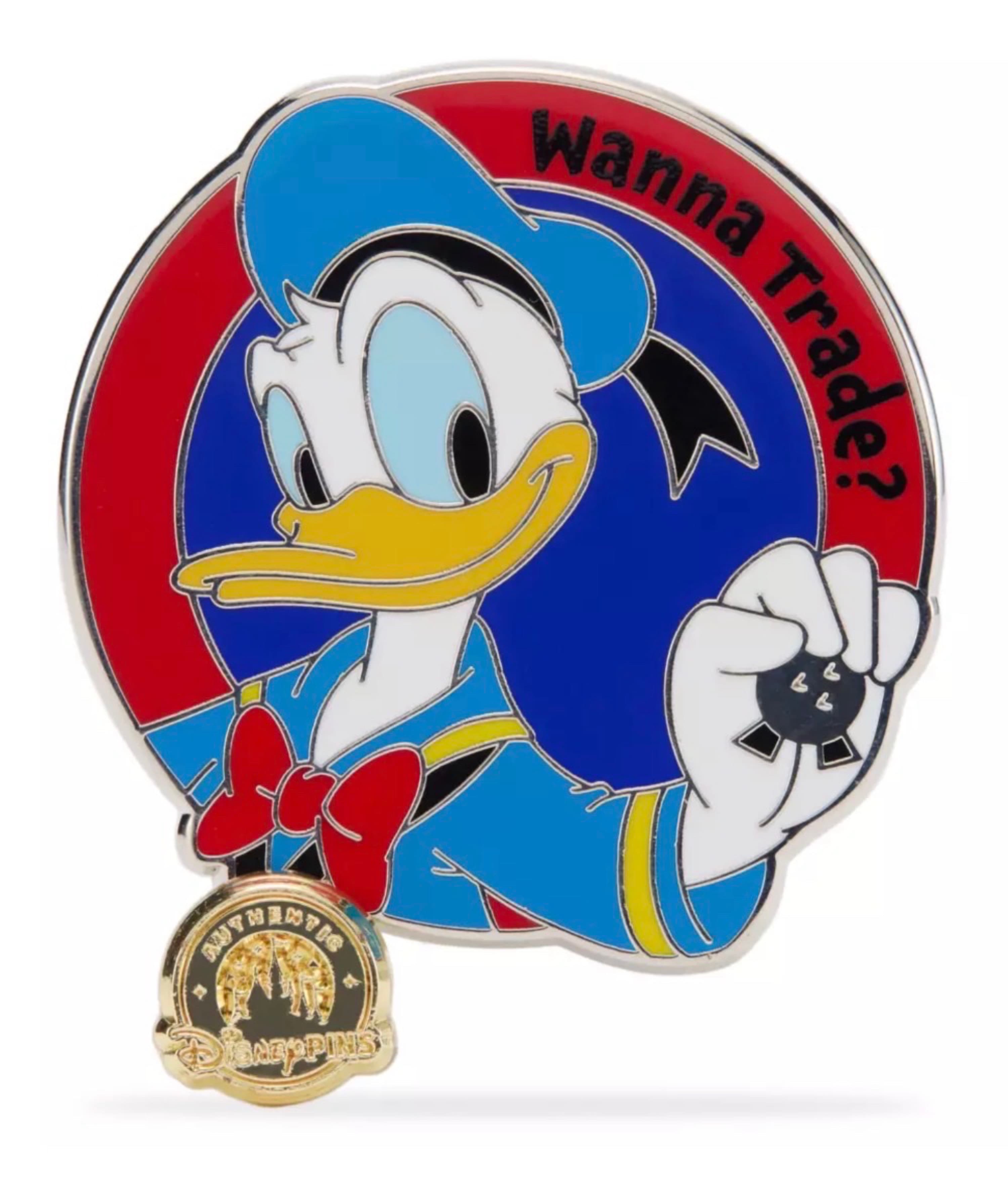 Donald Duck Wanna Trade? Pin Trading front