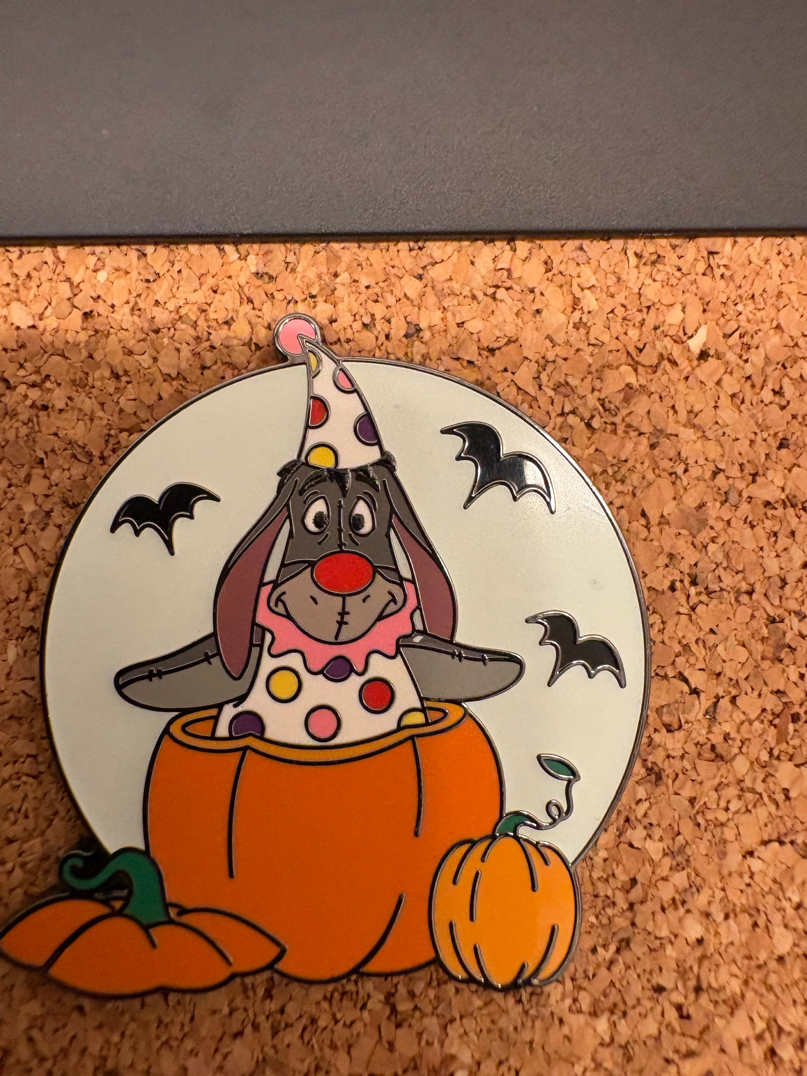 Eeyore in a Clown Costume - Winnie the Pooh Pumpkin Set front