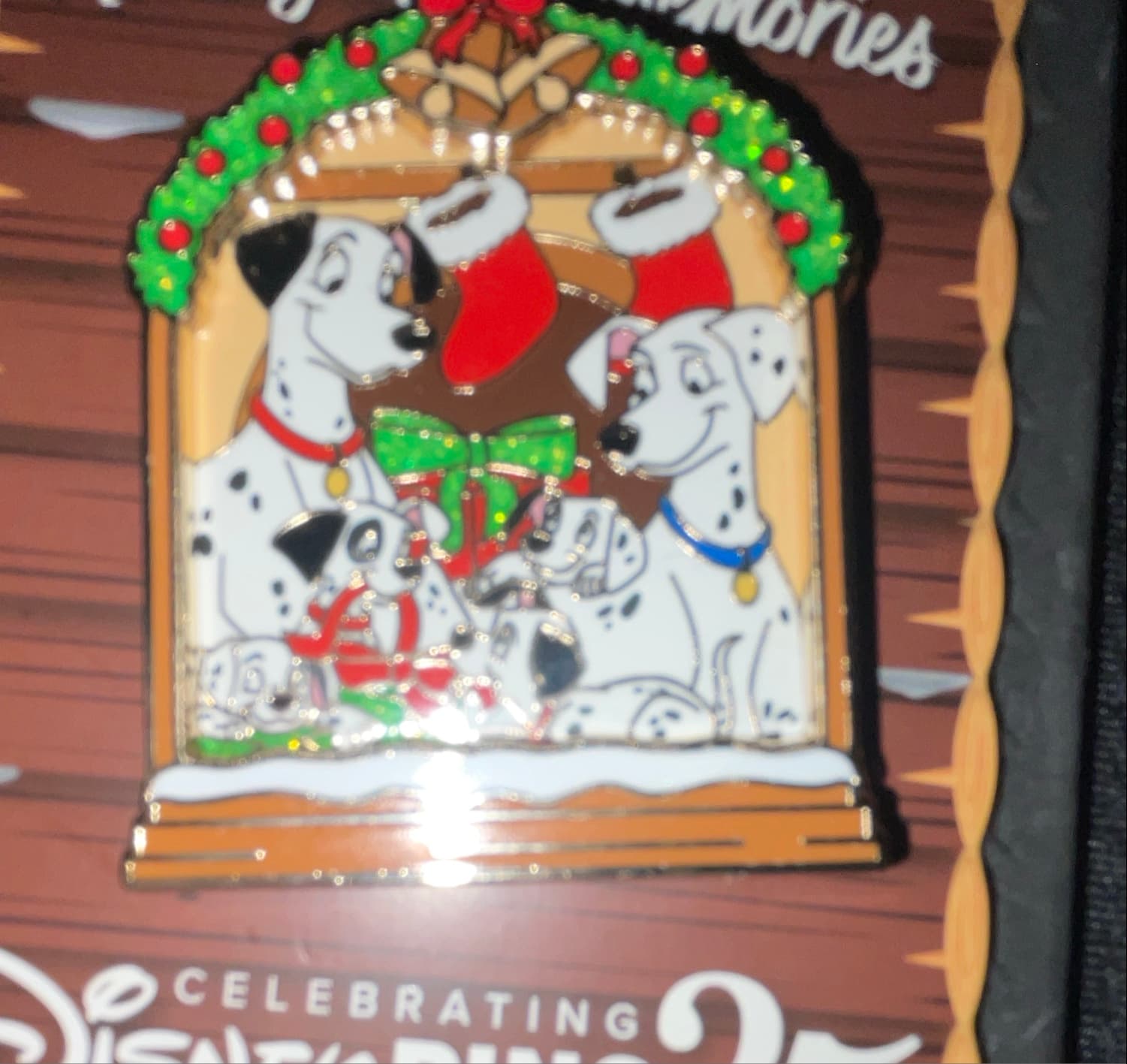 Disney Parks Making Merry Memories 101 Dalmatians Pongo Perdita LE Pin front