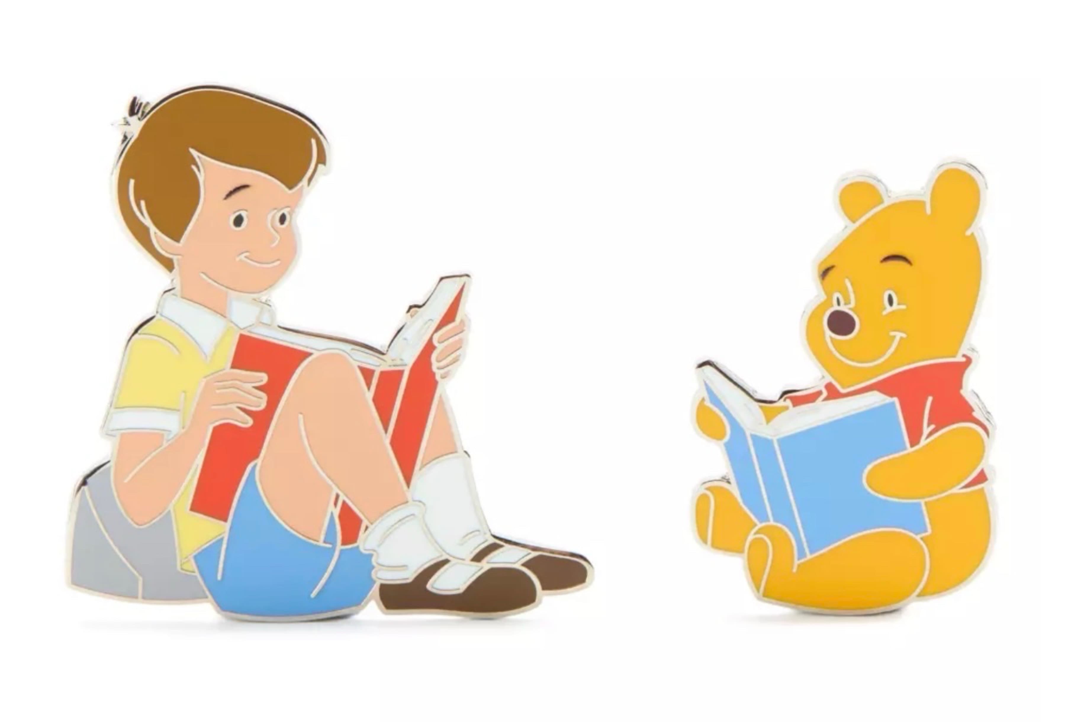 Christopher Robin and Pooh Reading Set front