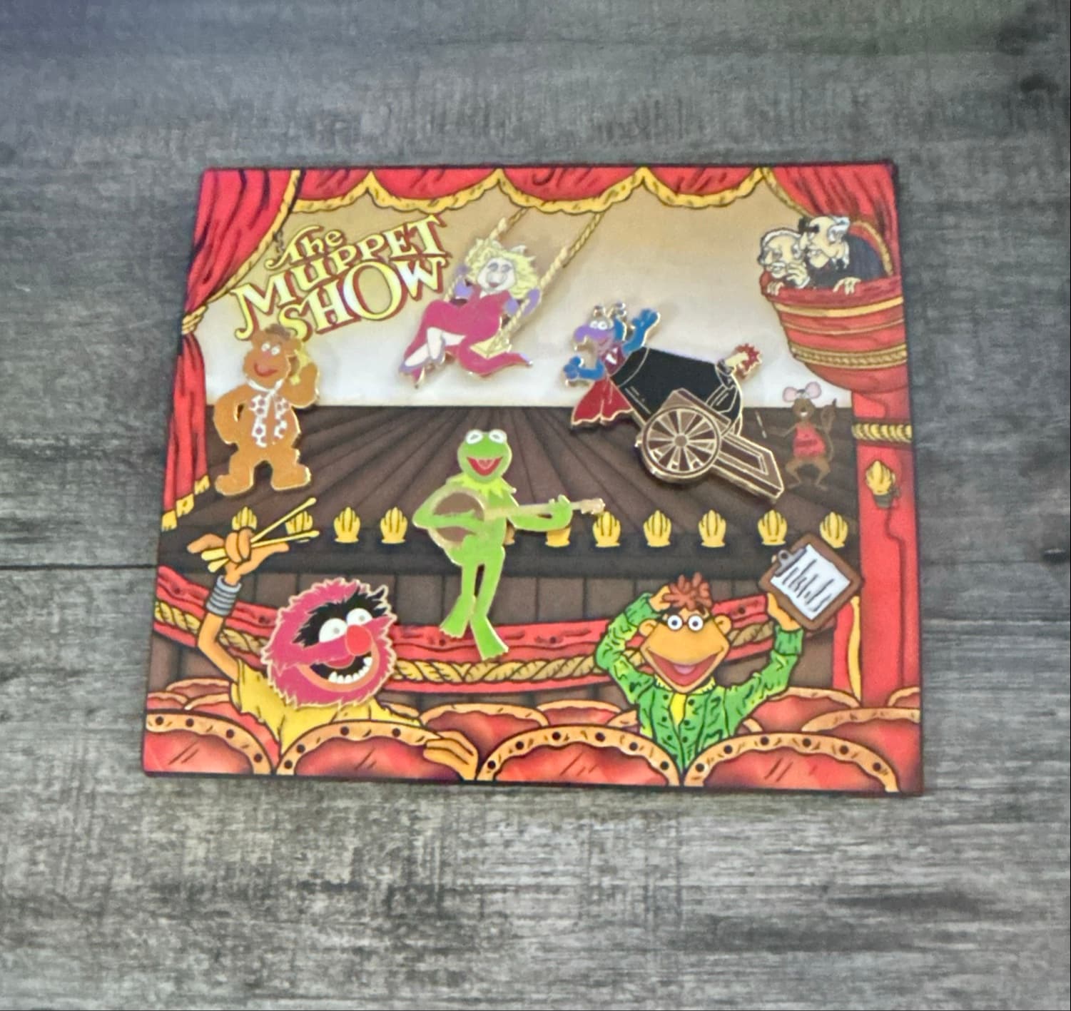 Disney The Muppets Show Multi Collectible Trading Pins front