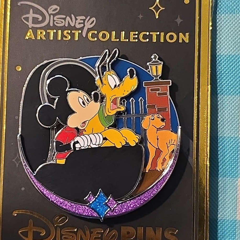 Mickey & Pluto Haunted Mansion Artist Collection Disney Pin front