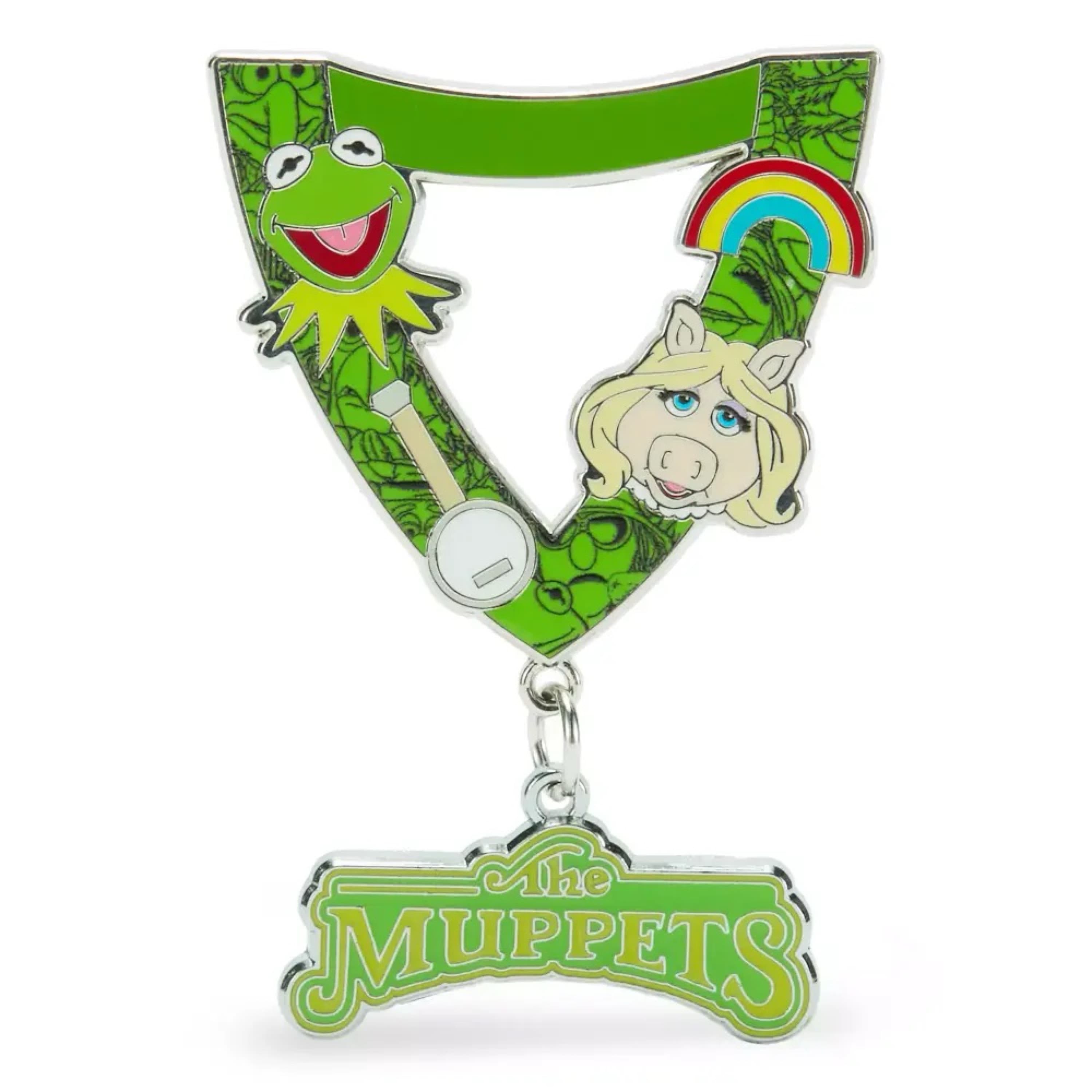The Muppets Pin Trading Lanyard Dangle front