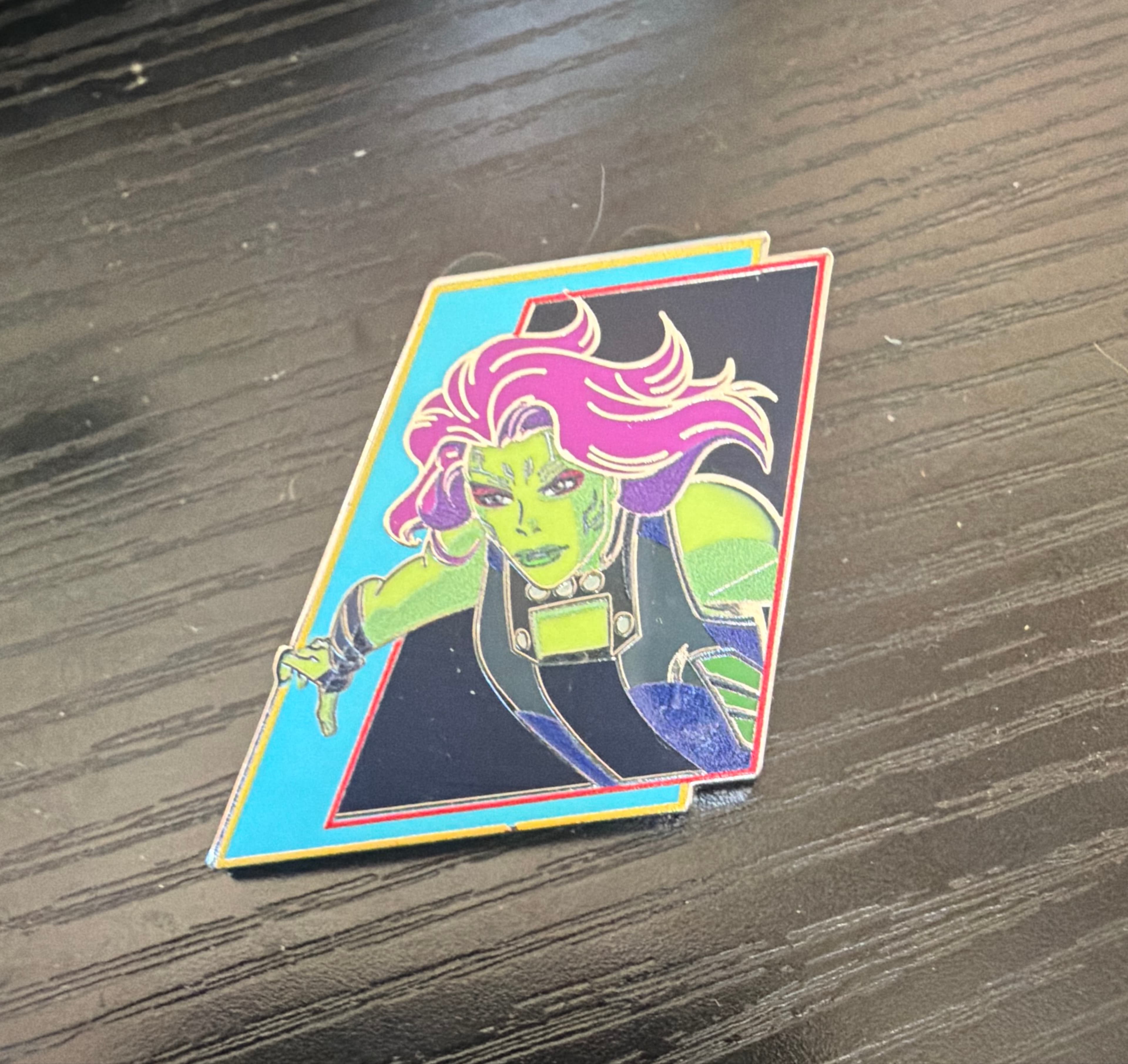 Gamora - Guardians of the Galaxy - Mission: Breakout Pin front