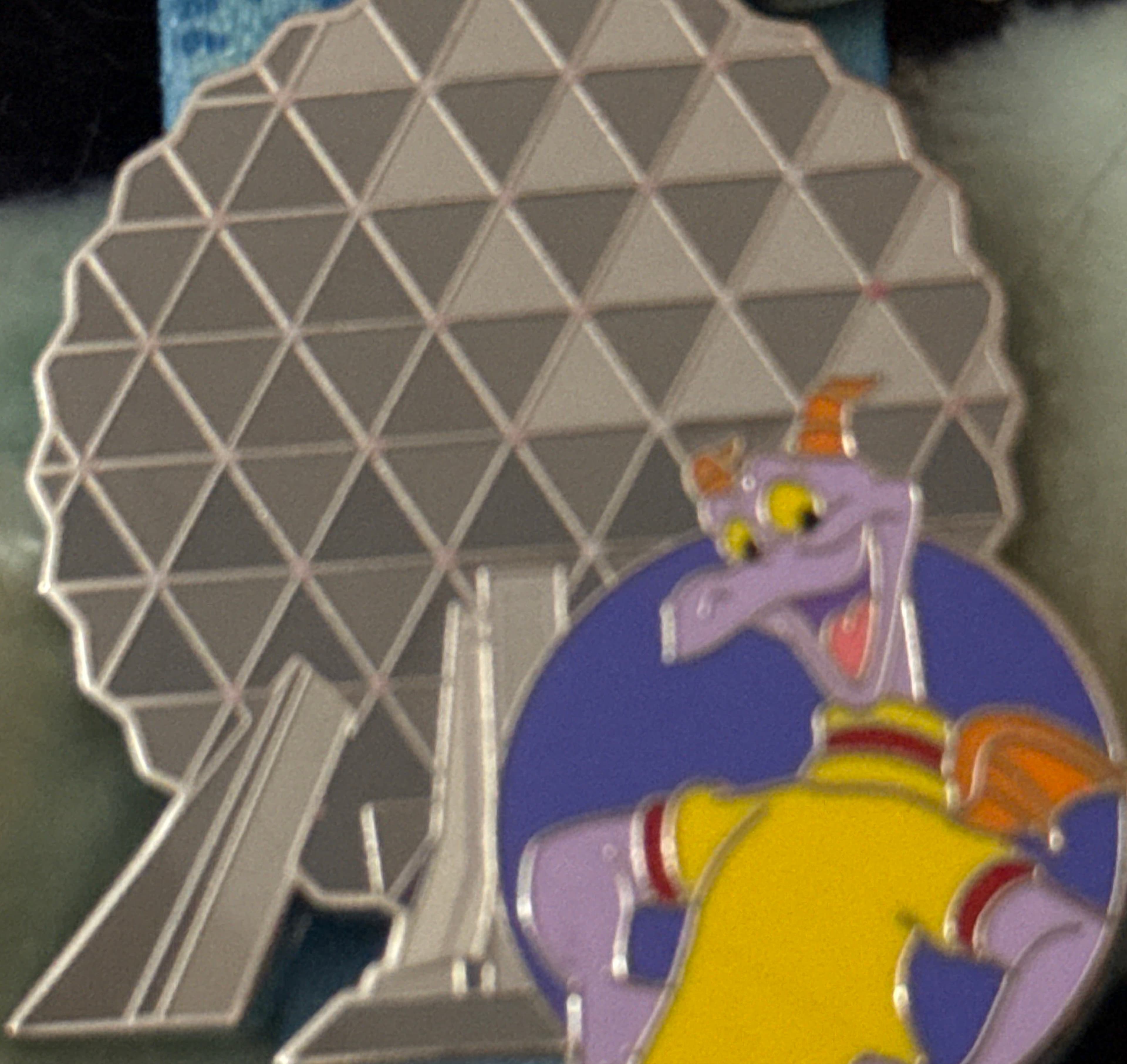 Figment at Spaceship Earth - 2025 Disney World Icons Pin Trading Starter Set front