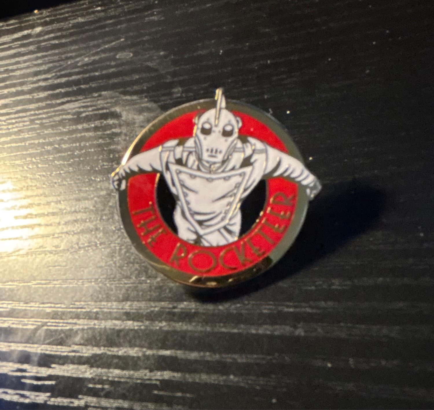 The Rocketeer 30th Anniversary Pin Set - The Rocketeer Logo Pin front