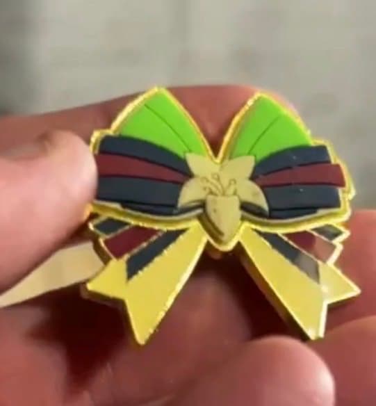 Loungefly Mulan Disney Princess Bows Mystery Pin front