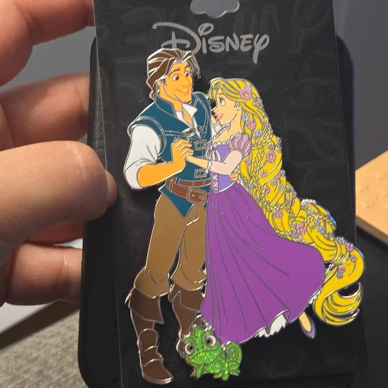 Rapunzel and Flynn Rider Dancing with Pascal front