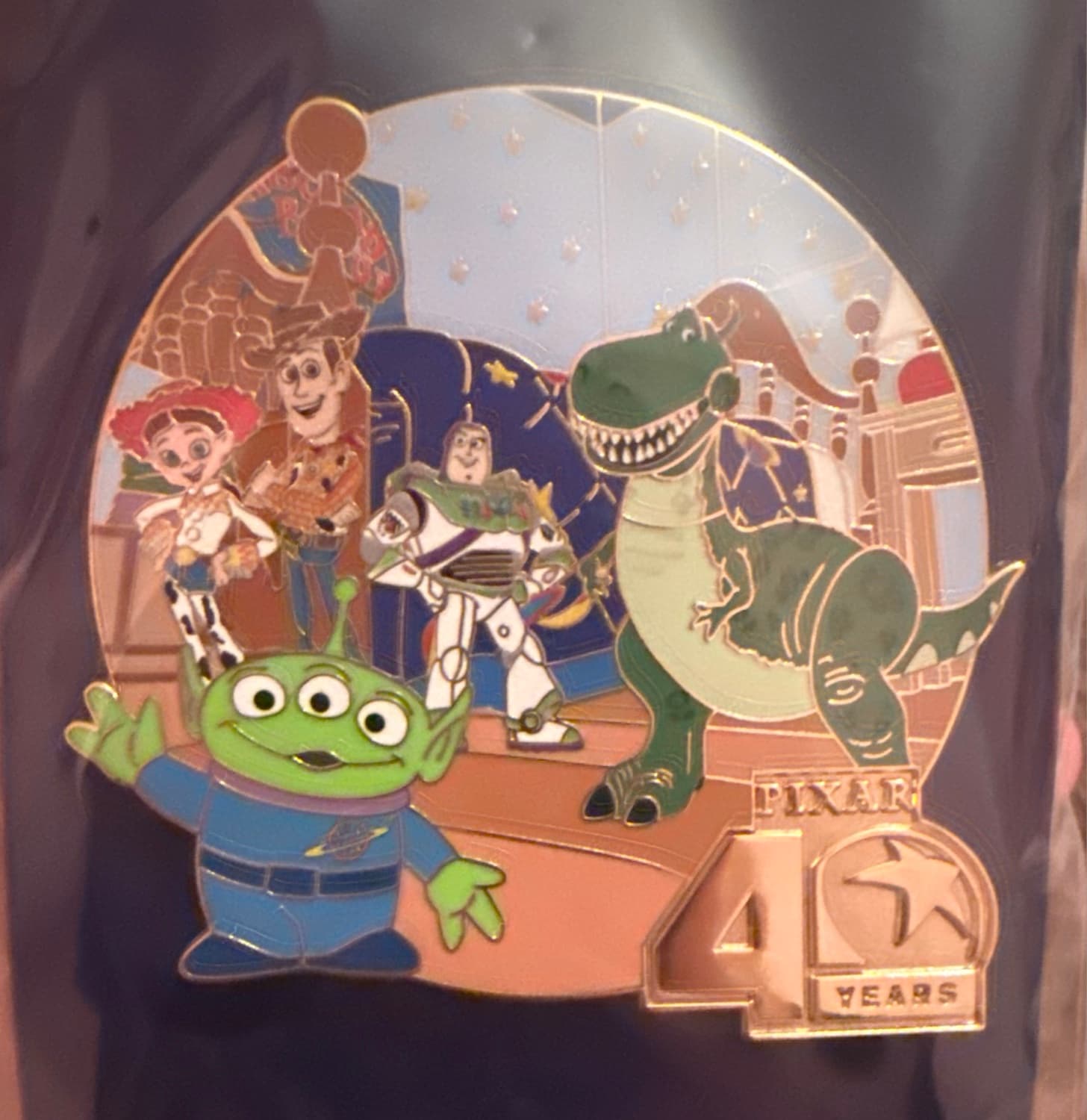 D23-Exclusive Toy Story 2 Pin - Pixar Animation Studios 40th Anniversary front