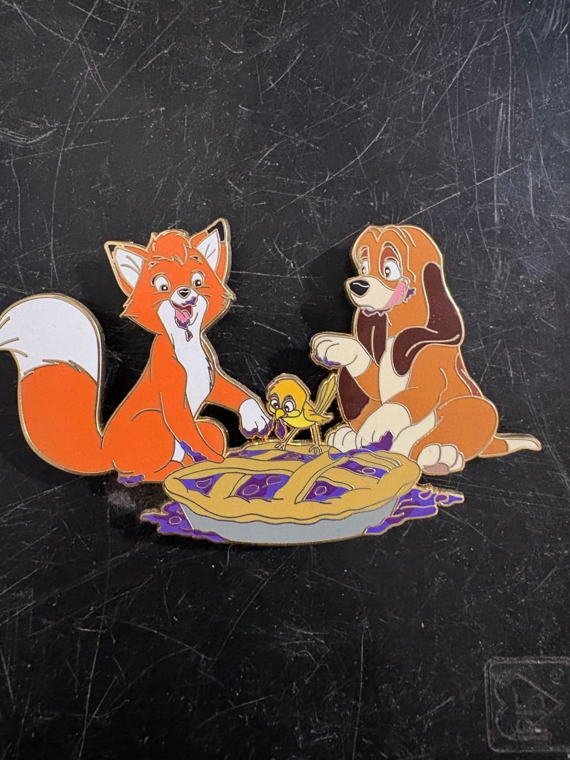 Tod, Copper, and Dinky with Pie - The Fox and the Hound fantasy front