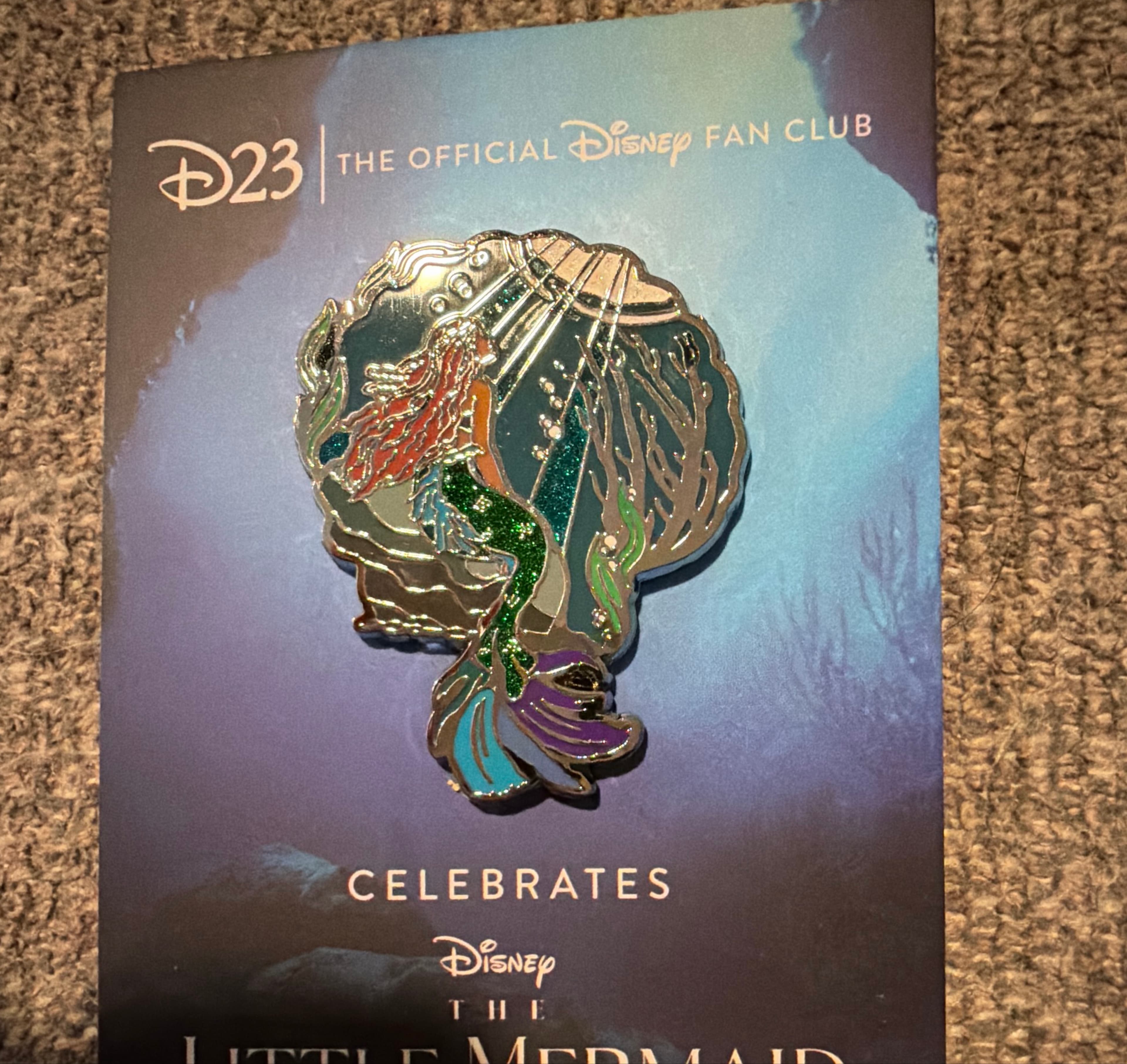 Ariel Under the Sea D23 Exclusive Pin front