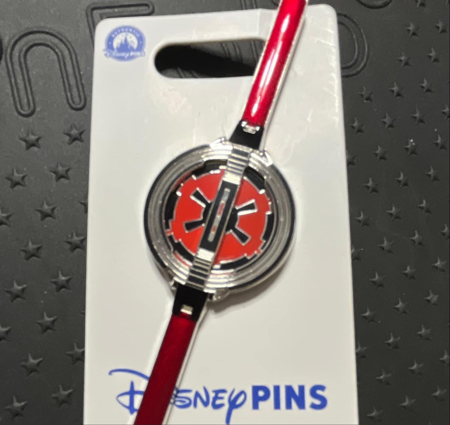 Inquisitor Lightsaber Open Edition Pin front