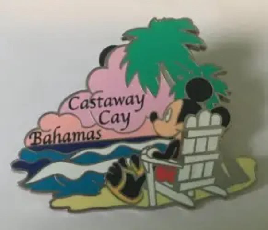 Castaway Cay Bahamas with Mickey Cruise Line front