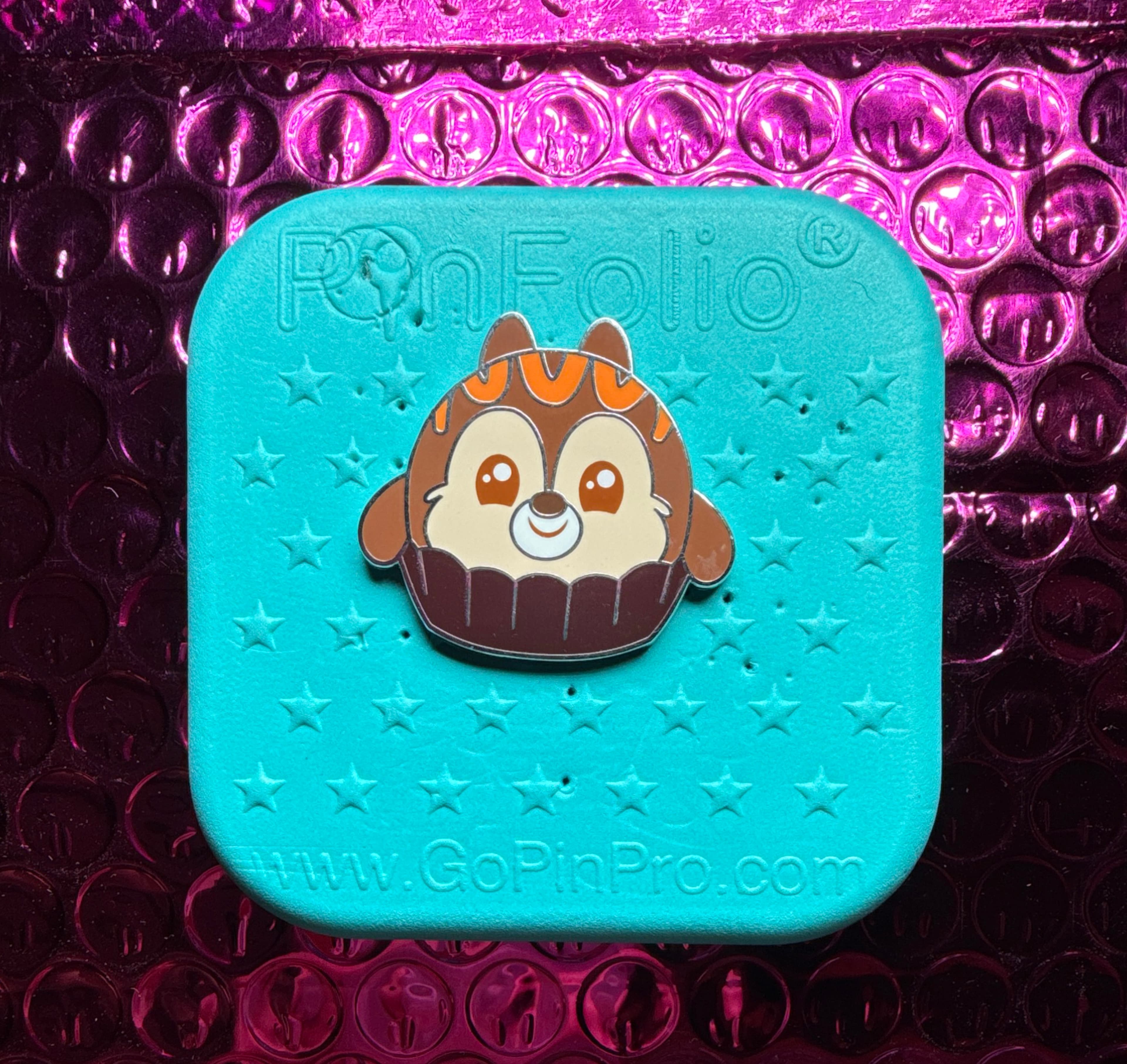 Dark Chocolate Ganache Truffle Chip - Disney Munchlings Series 1 Mystery Pin front