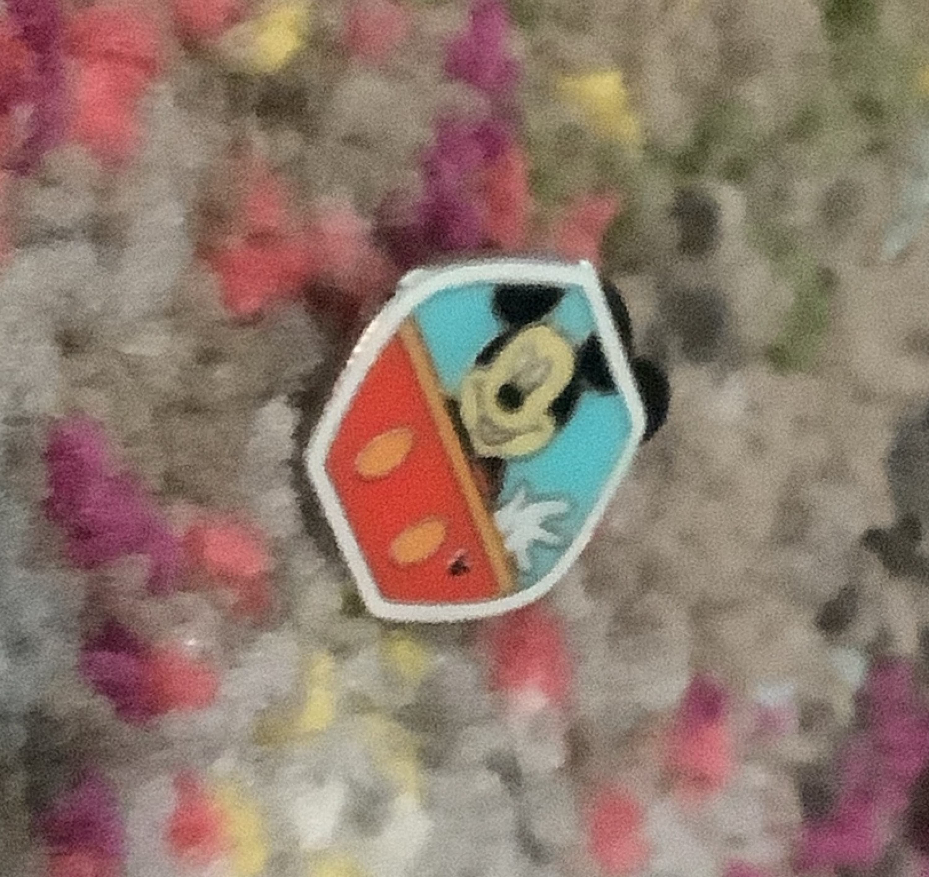 Mickey Mouse Patriotic Shield Pin front