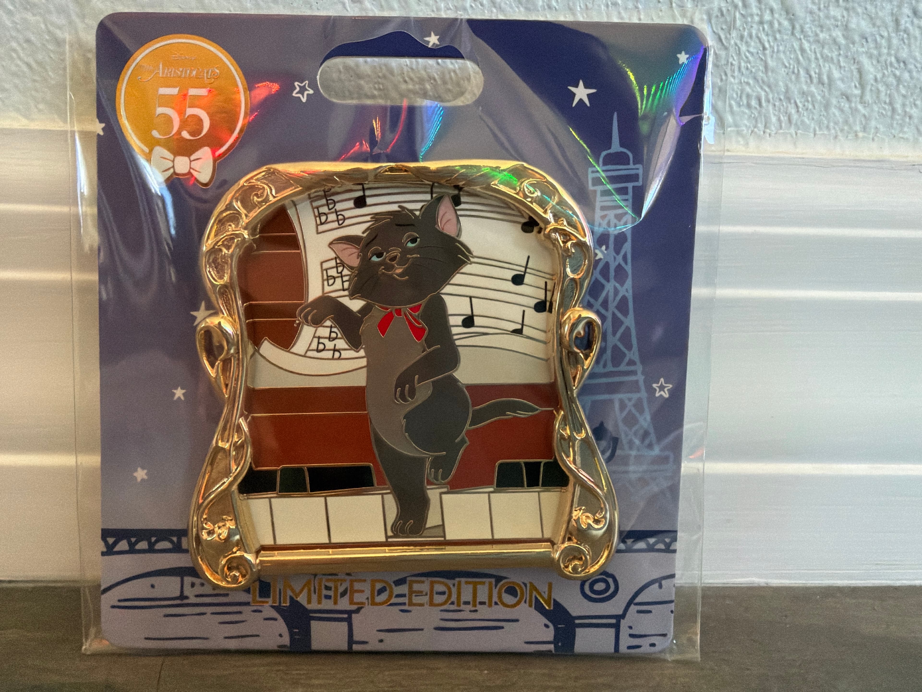 Aristocats 55th Anniversary Berlioz Pin front
