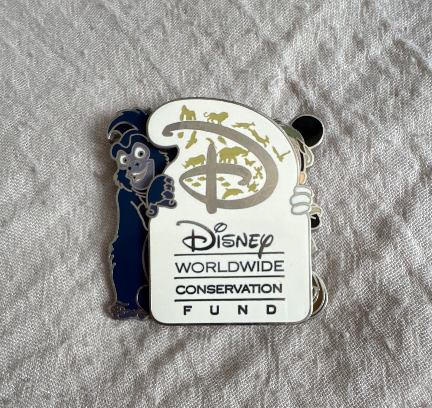 Mickey Mouse and Kala Disney Worldwide Conservation Fund Pin front
