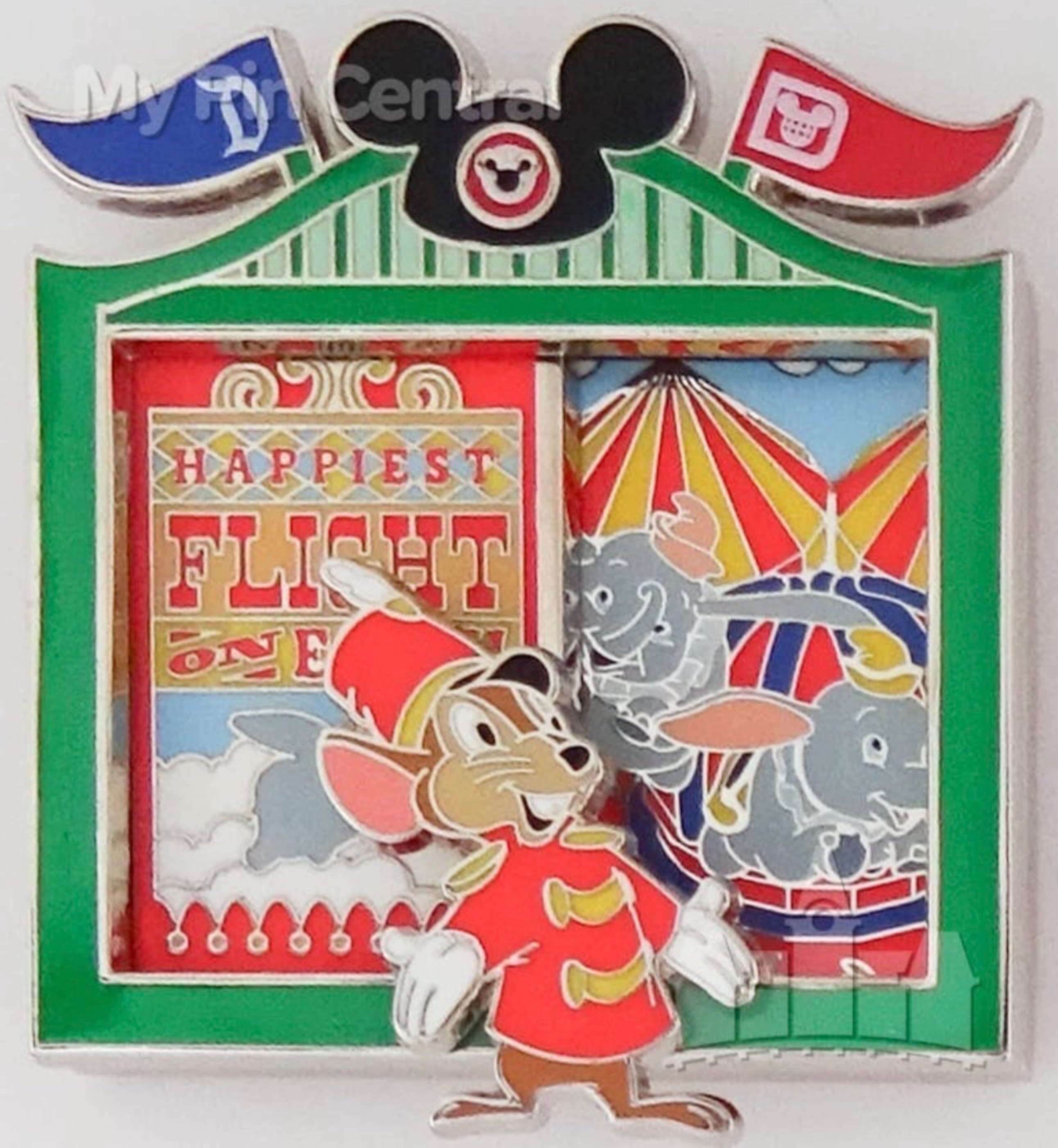 Dumbo the Flying Elephant - 2019 Hidden Mickey - Attraction Signs front