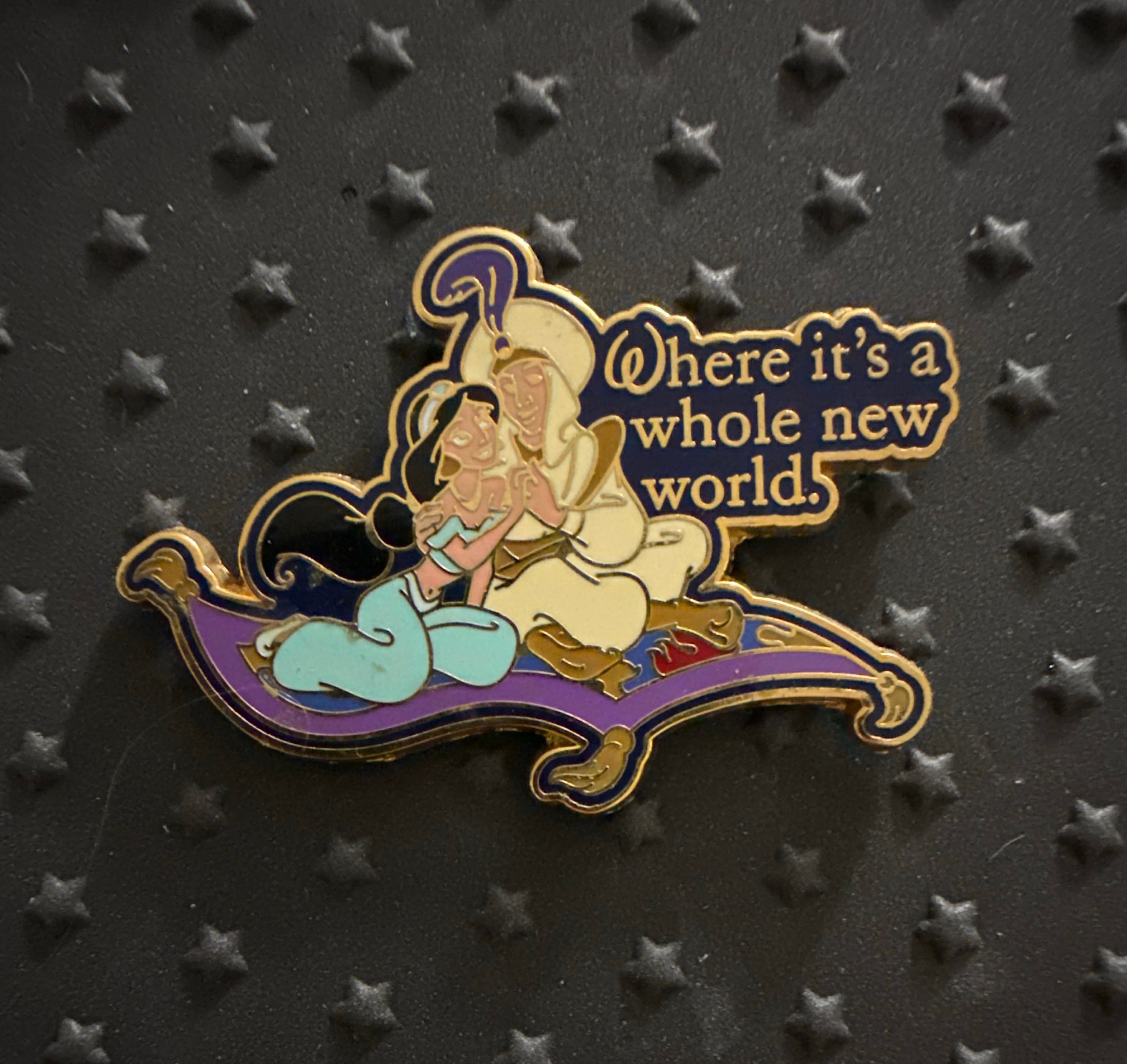Aladdin & Jasmine on Magic Carpet - Where it's a Whole New World front