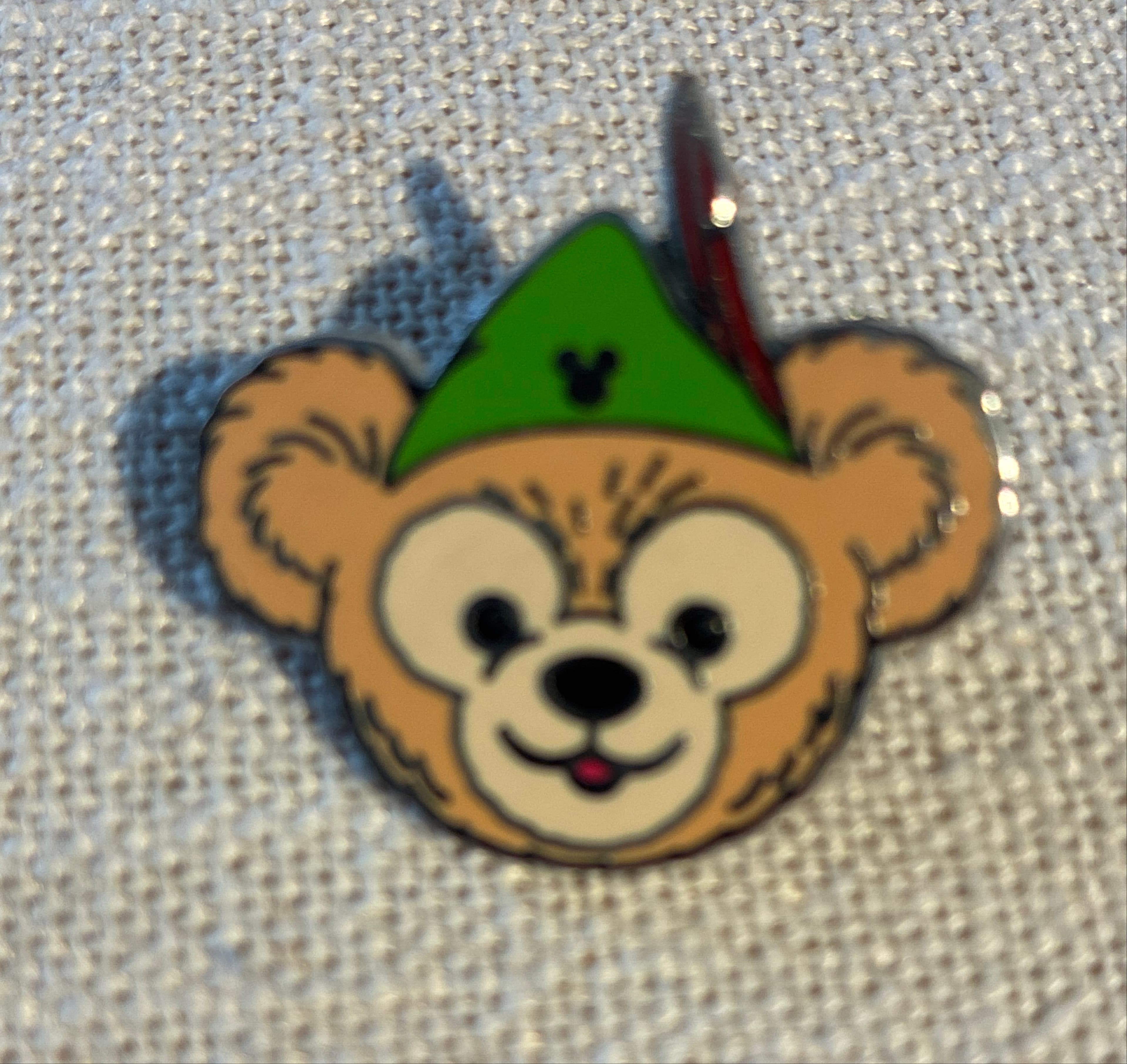 Duffy the Disney Bear in Hats - Robin Hood front