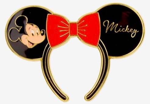Loungefly Disney Mickey Mouse & Friends Mickey Ears Blind Box Enamel Pin - BoxLunch Exclusive front