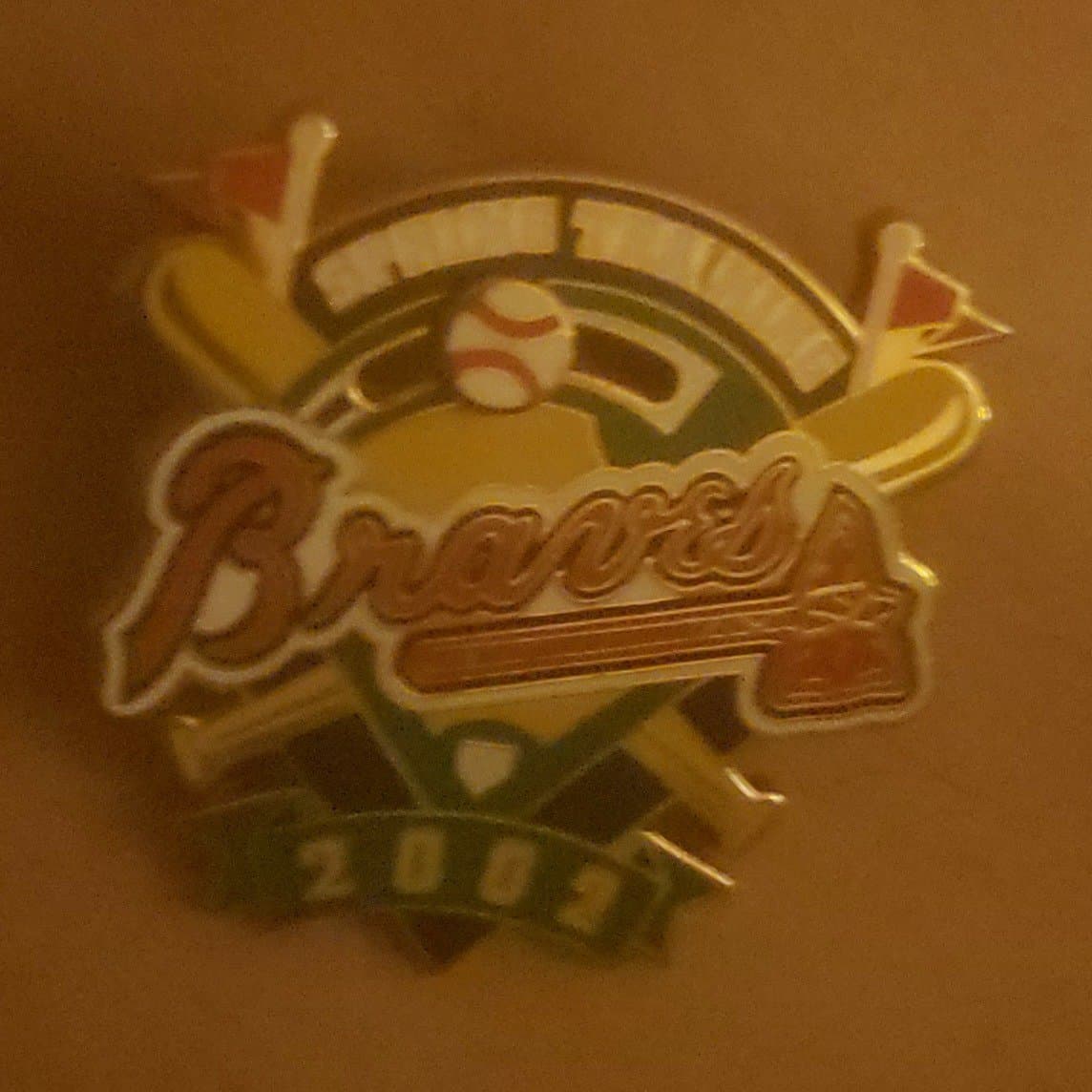 Atlanta Braves 2002 Spring Training Pin front
