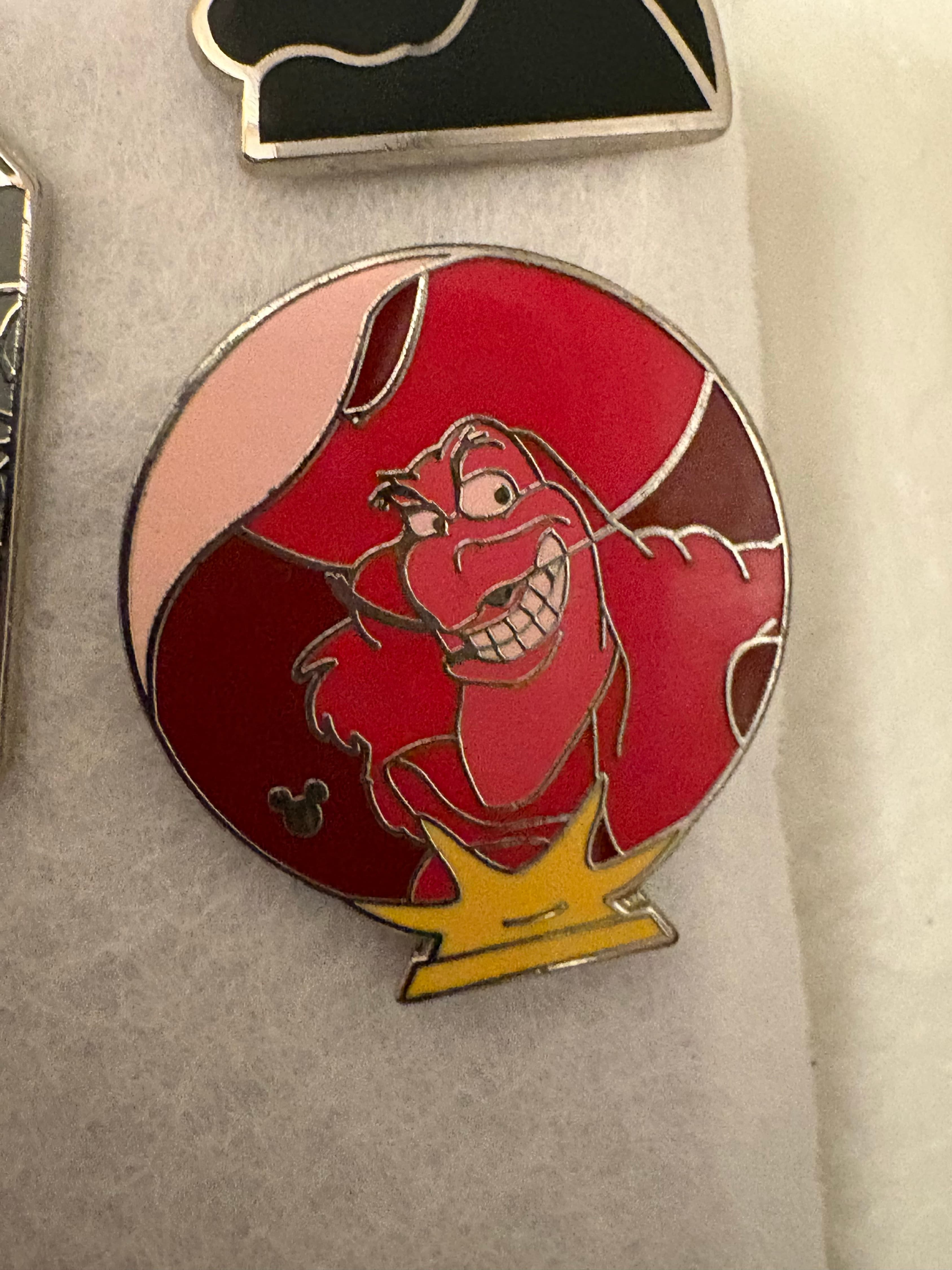 Captain Hook Crystal Ball Villains Hidden Mickey Pin front