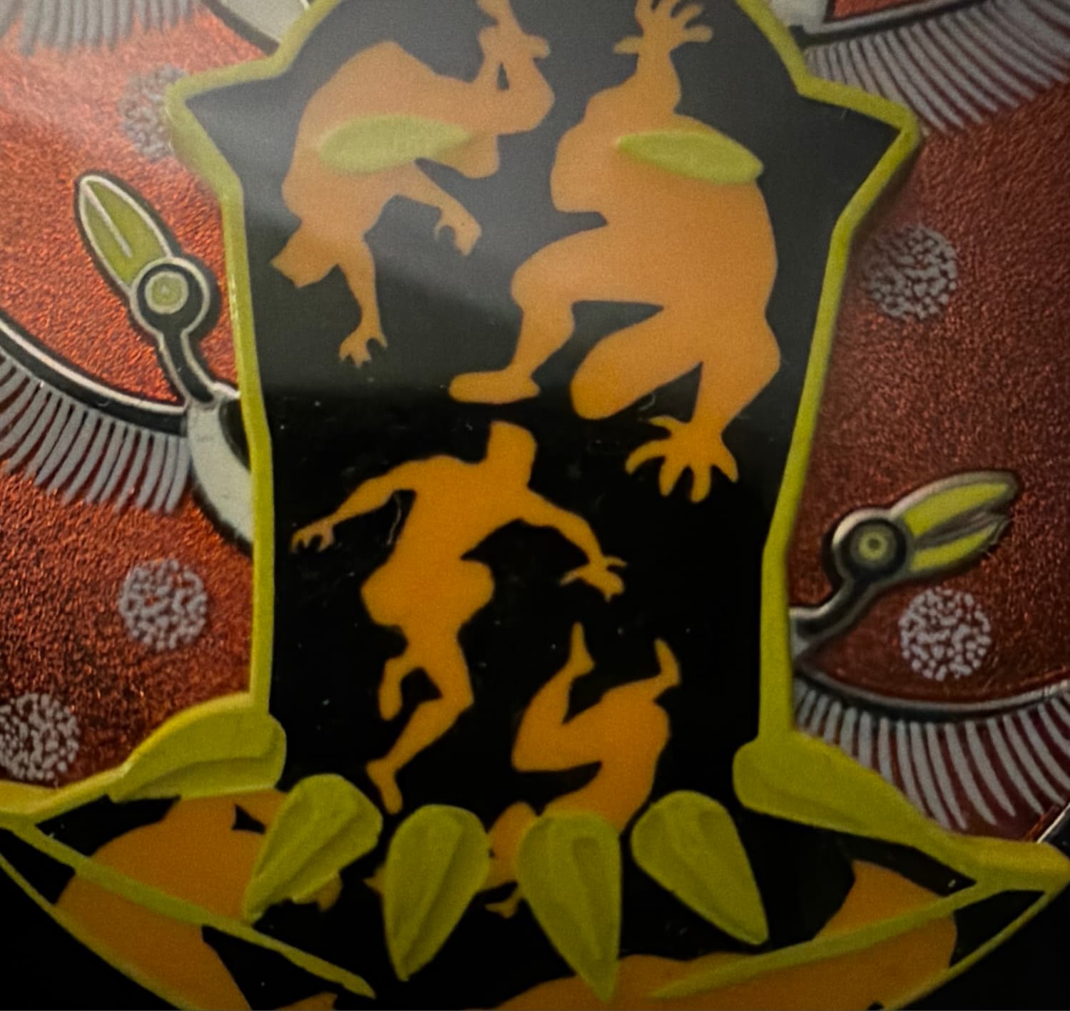 Black Panther: Wakanda Forever Artist Series Pin by Natacha Bustos - Silhouette and Birds front